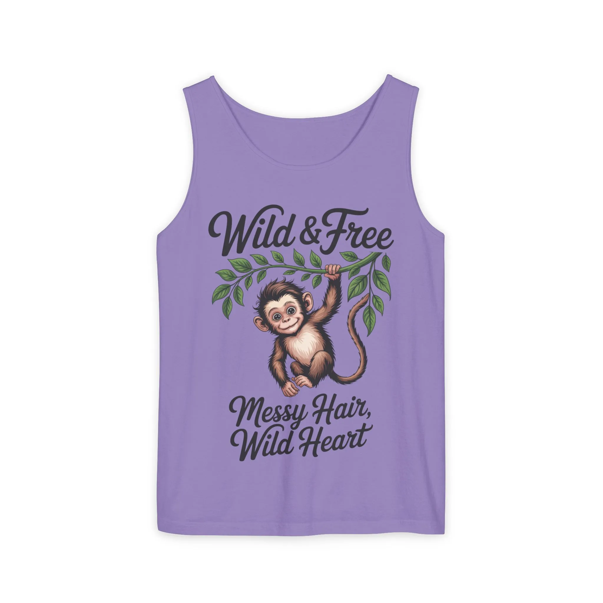 Wild & Free Monkey Tank Top, Messy Hair Wild Heart Womens Tank, Cute Jungle Animal Shirt, Boho Adventure Tank, Fun Nature Lover Gift - Image 22