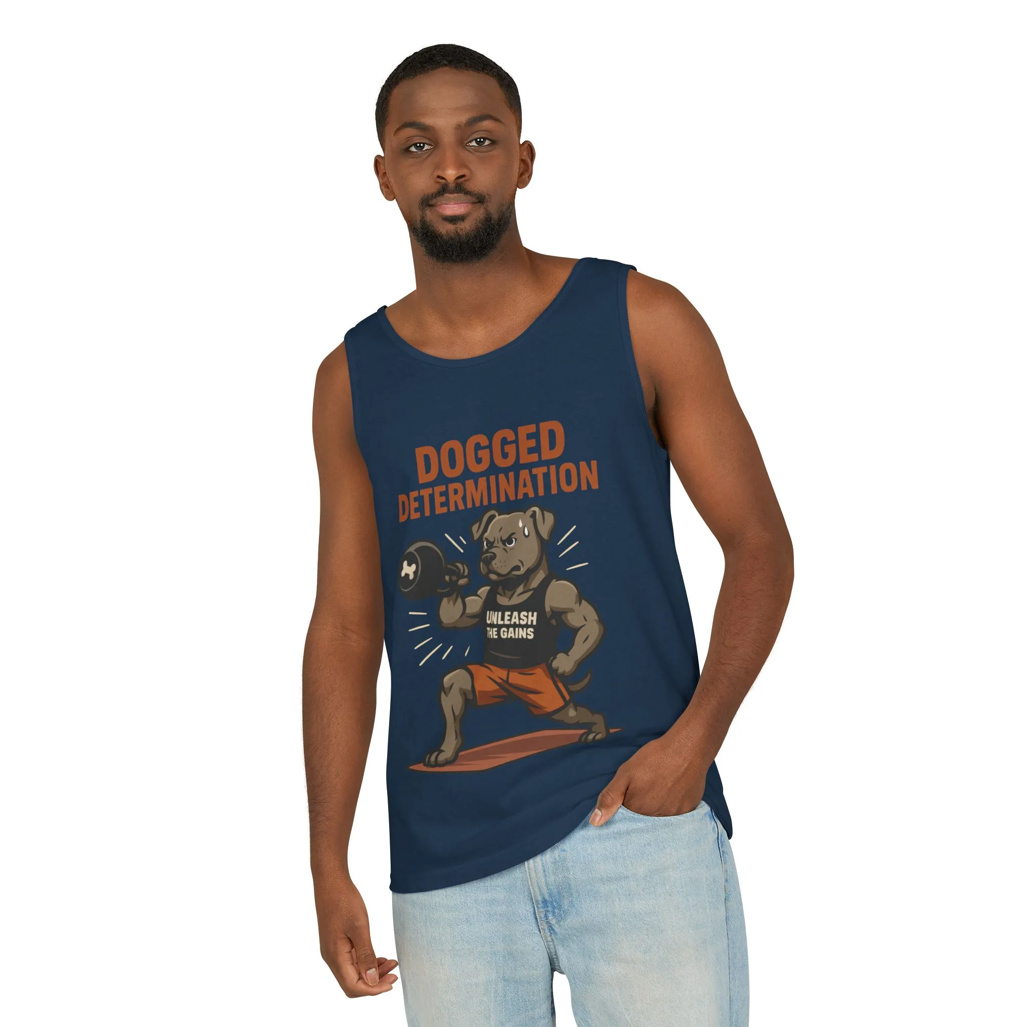 Funny Gym Dog Tank Top for Men, Workout Bulldog Graphic Tee, Fitness Motivation Shirt, Dog Lover Gift, Gym Wear, Fitness Tank Top - Image 19