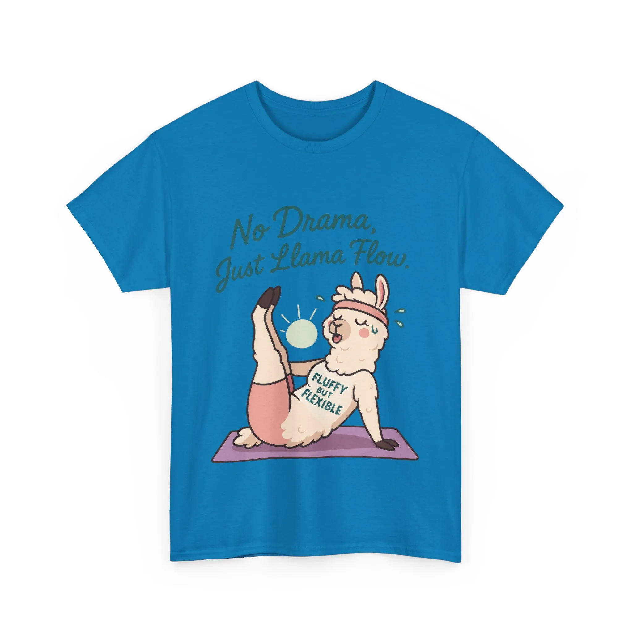 No Drama Llama Yoga Tee, Funny Yoga Llama T-Shirt for Women, Gift for Yoga Lovers, Fun Yoga T-Shirt for Animal Lovers, Humor Shirt - Image 22