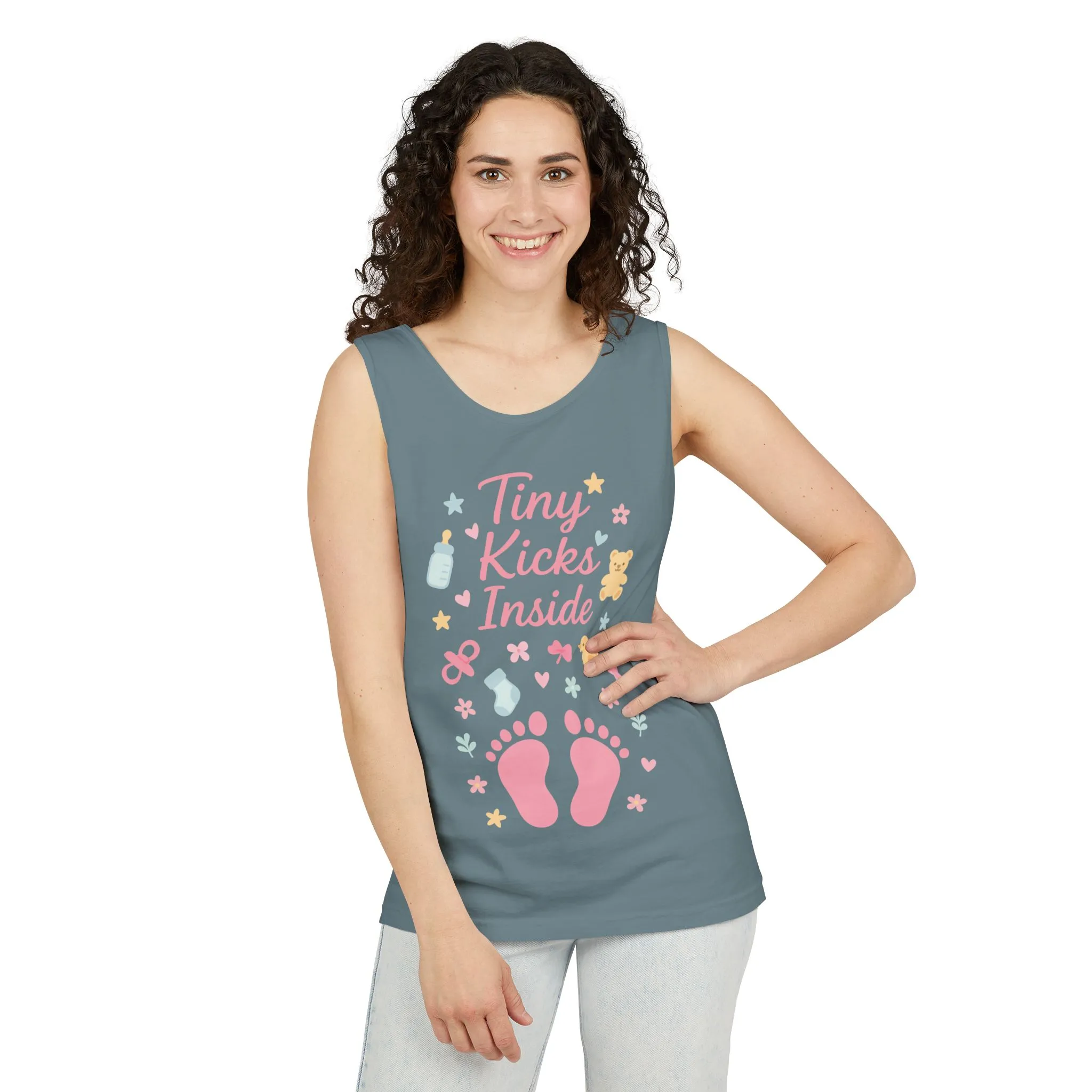 Maternity Tank Top Pregnancy Announcement Shirt, Cute Mom To Be Gift, Expecting Baby Gift, Pregnancy Reveal Top, Baby Shower Shirt - Image 24