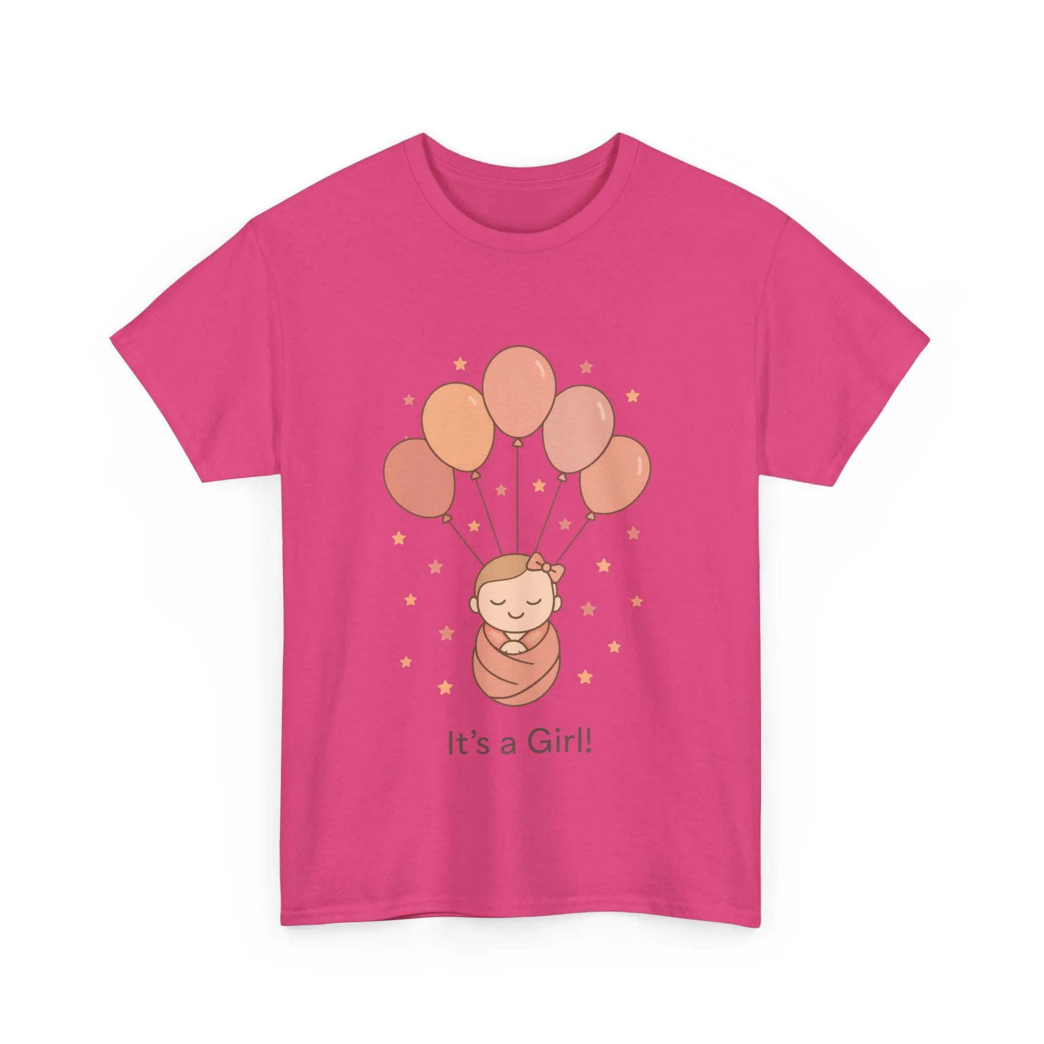 Its a Girl Maternity T-Shirt, Baby Girl Pregnancy Announcement Shirt,Mom To Be Gift, Gender Reveal Tee, Baby Shower Top, Gender Reveal Party - Image 25