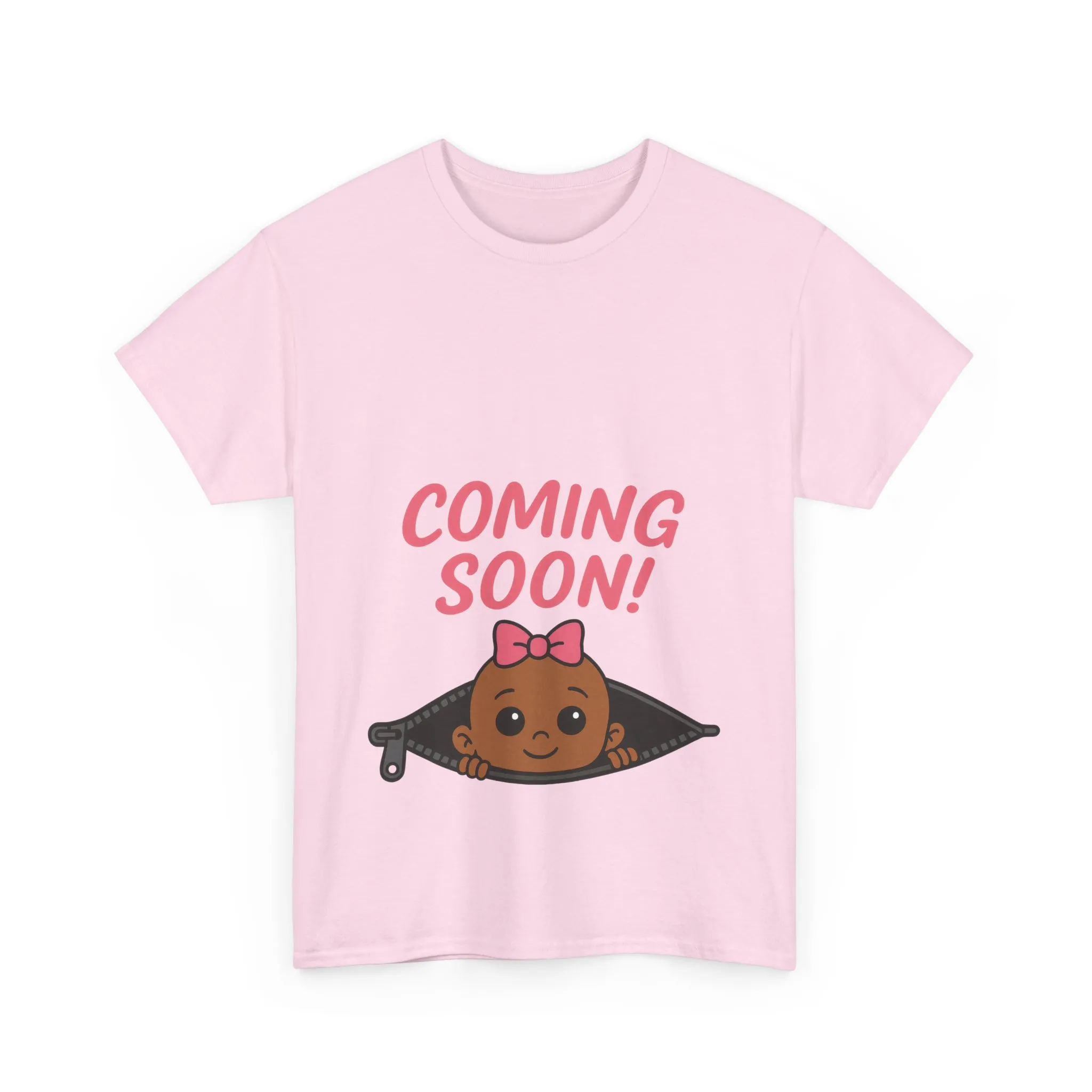 Coming Soon Maternity Tee, Cute Baby Girl Pregnancy Announcement Tee, Funny Expecting Mom Gift, Gender Reveal Tee, Baby Shower Top - Image 25