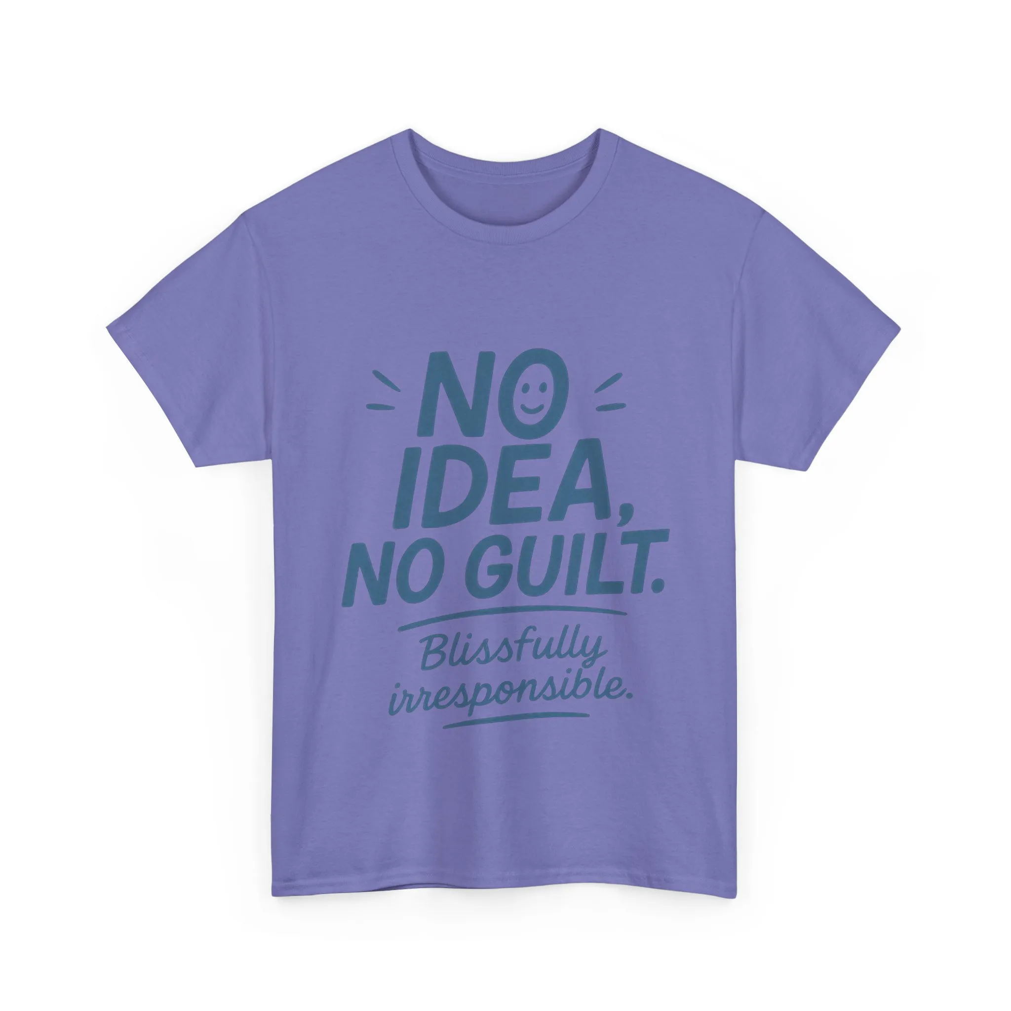 Funny No Idea Womens T-Shirt, No Guilt Quote Shirt, Irresponsible Humor Tee, Relaxed Fit Gift for Her, Funny Quote Shirt, Funny Quote Shirt - Image 22