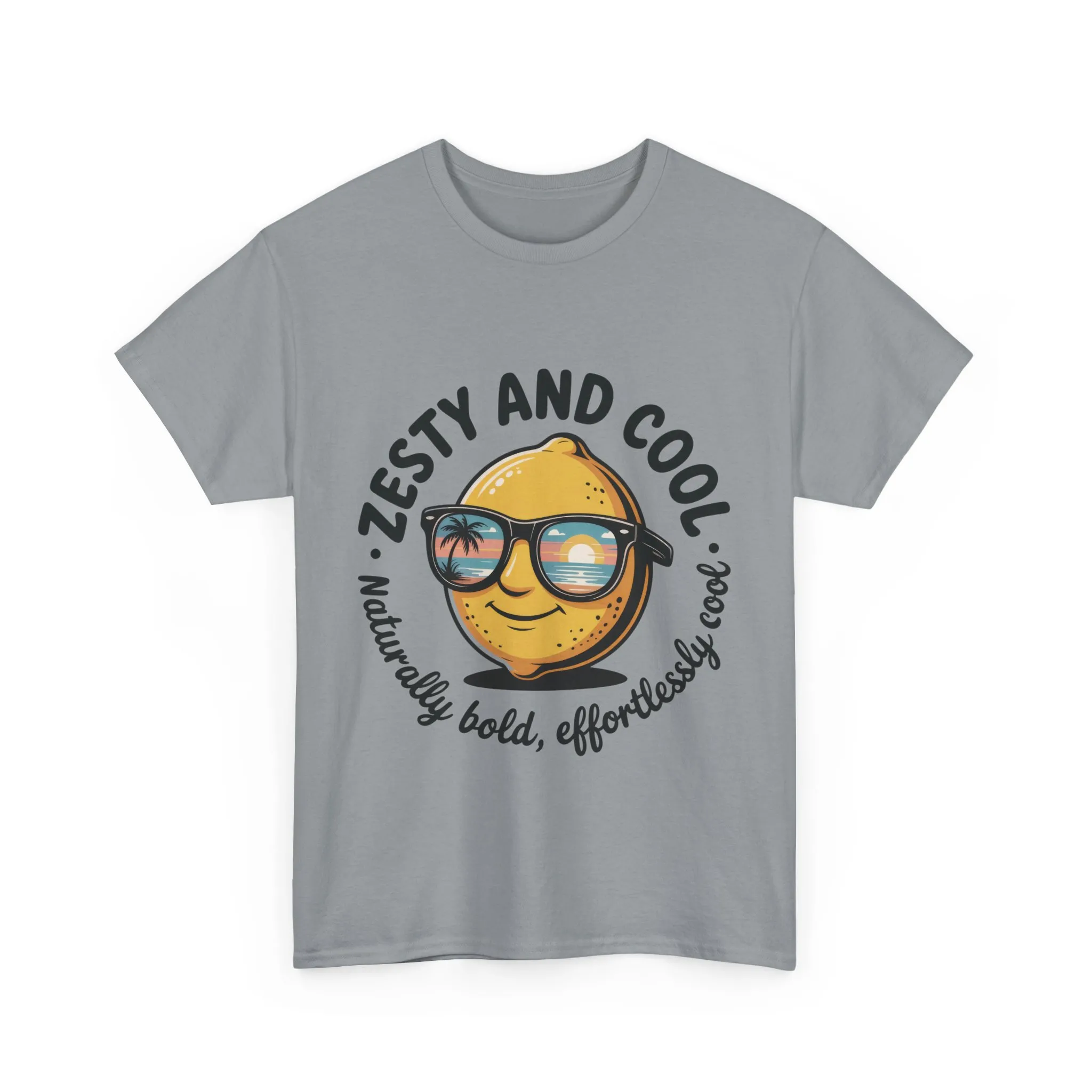 Zesty and Cool Mens Tee, Stylish Casual Shirt, Summer Outing Apparel, Fun Gift for Friends, Lemon Graphic T-Shirt, Birthday Present Idea - Image 13