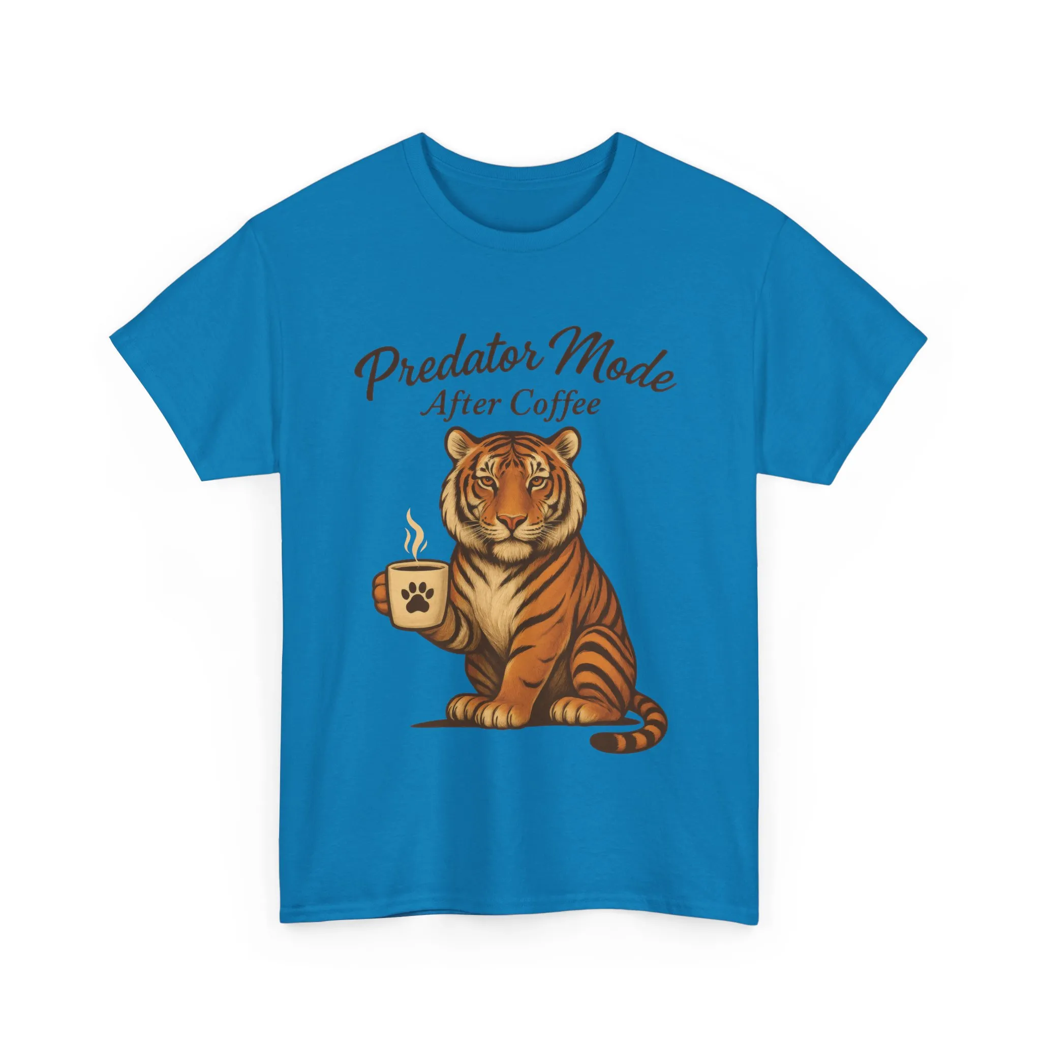 Predator Mode After Coffee Tiger Shirt, Funny Coffee Lover Tee, Mens Caffeine Graphic Tee, Morning Motivation Tiger Shirt,Coffee Addict Gift - Image 22