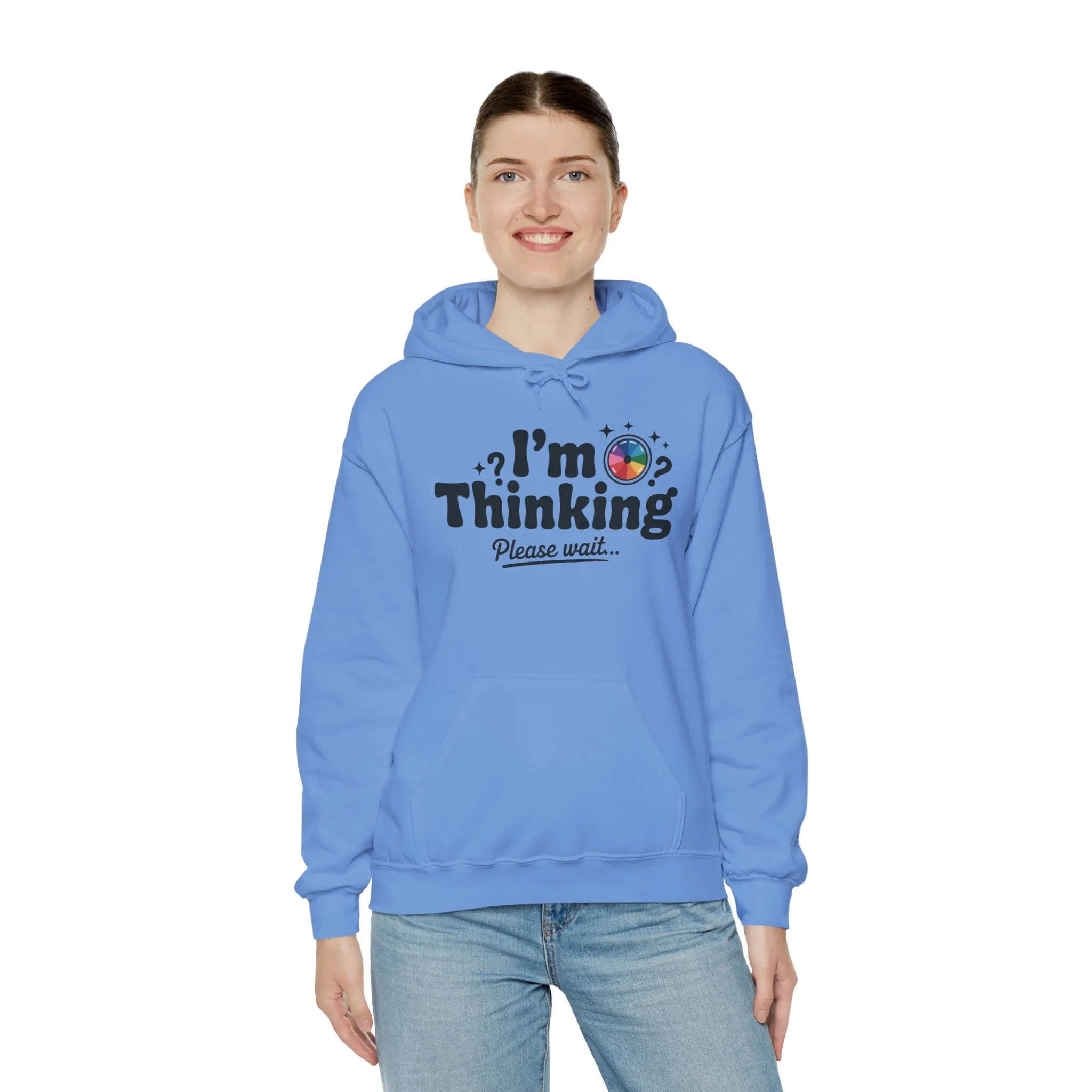 Playful Thinking Womens Hooded Sweatshirt, Womens Hoodie, Brainstorming Buddy, Thoughtful Gift, Cute Geeky Gift for Introverts, Programmers - Image 15