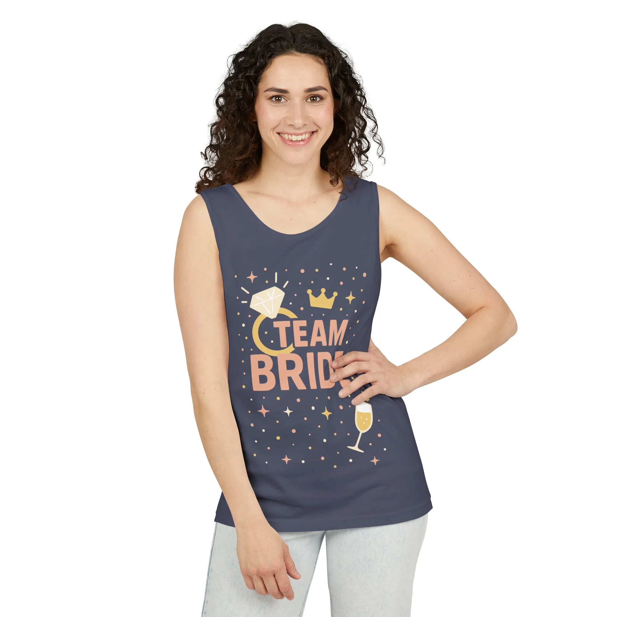 Team Bride Tank Top, Bachelorette Party Tee, Bridesmaid Wedding Tee, Hen Party Shirts, Bridal Shower, Bridesmaids Gift - Image 26