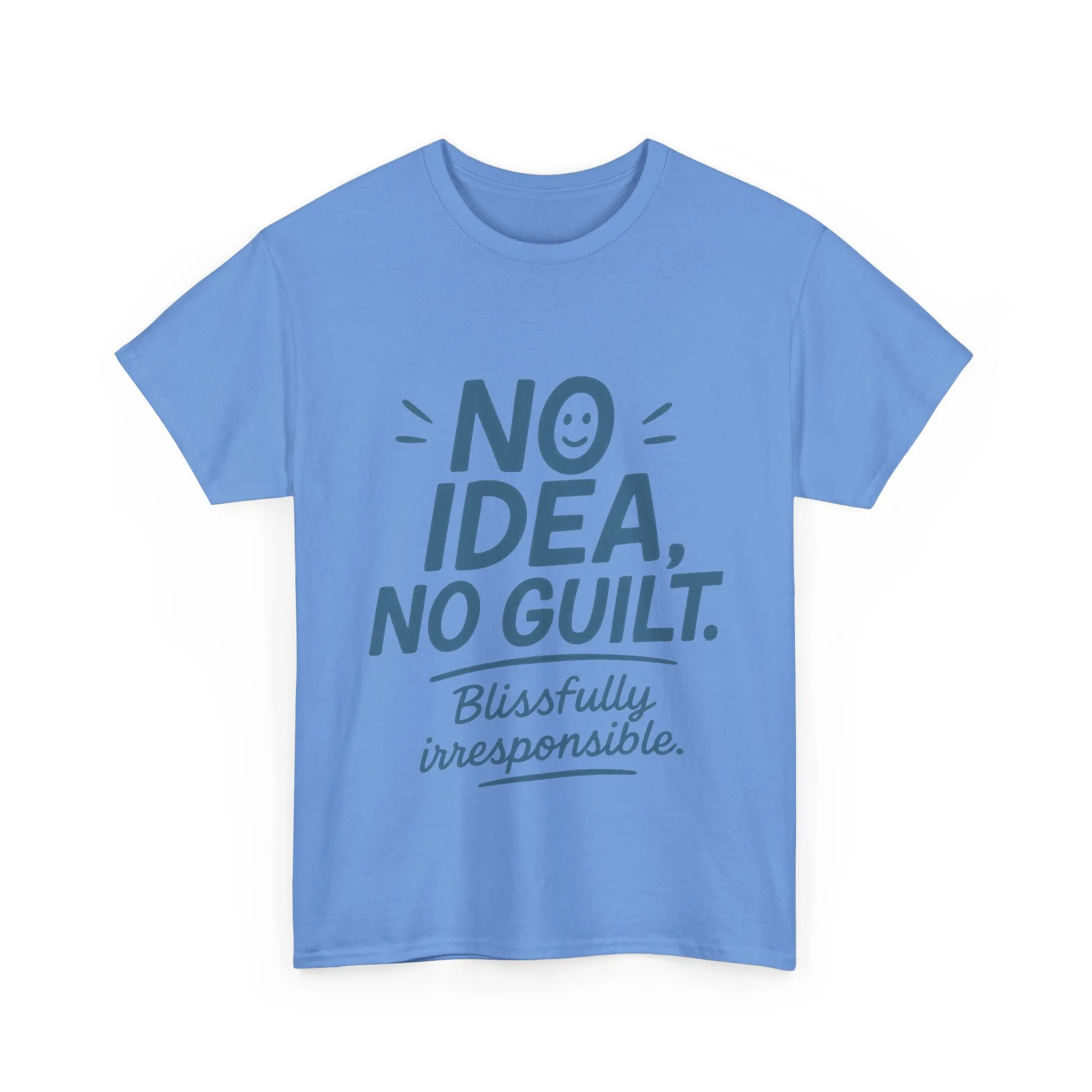 Funny No Idea Womens T-Shirt, No Guilt Quote Shirt, Irresponsible Humor Tee, Relaxed Fit Gift for Her, Funny Quote Shirt, Funny Quote Shirt - Image 34