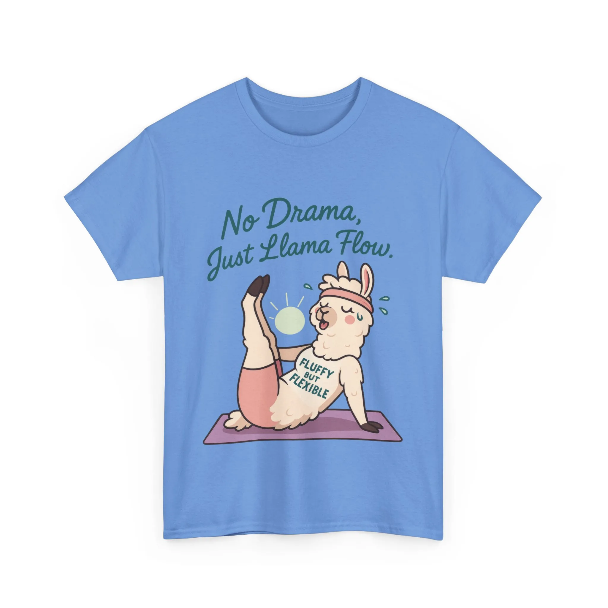 No Drama Llama Yoga Tee, Funny Yoga Llama T-Shirt for Women, Gift for Yoga Lovers, Fun Yoga T-Shirt for Animal Lovers, Humor Shirt - Image 19