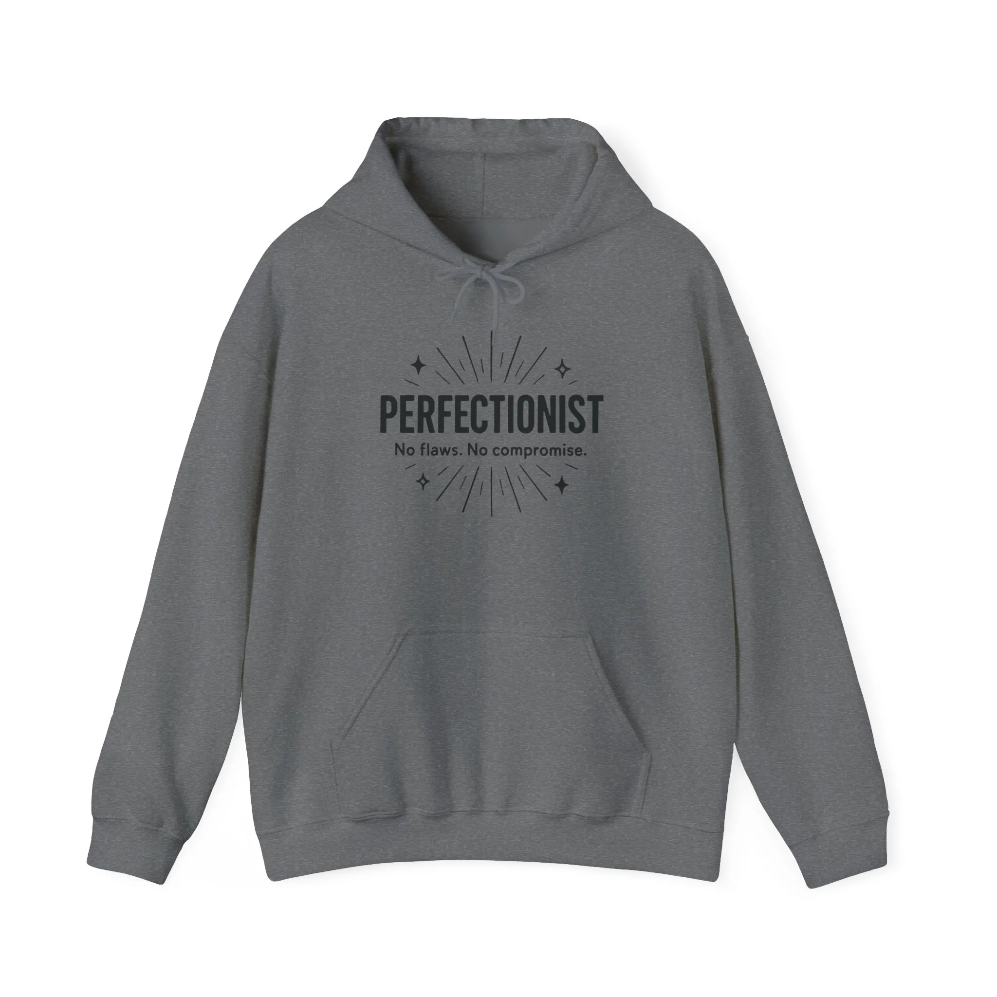 Womens Perfectionist Hoodie, Minimalist No Flaws Sweatshirt, Empowered Clean Look Pullover, Gift for Organized Women - Image 10