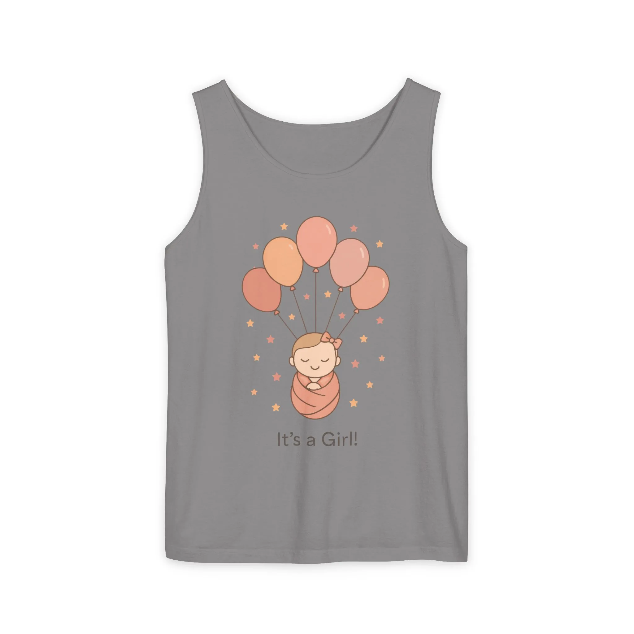 It's a Girl! Baby Shower Tank Top, Baby Girl Pregnancy Announcement Shirt, Gender Reveal Mom To Be Gift, Expecting Baby Shower Top - Image 21