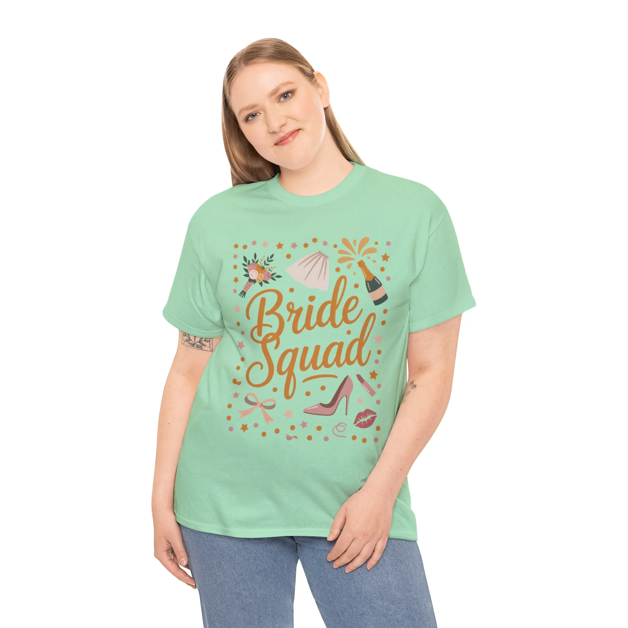 Bride Squad Shirt, Bachelorette Party T-Shirt, Bridesmaid Wedding Tee, Hen Party Matching Shirts, Bridal Shower, Gift for Bridesmaids - Image 12