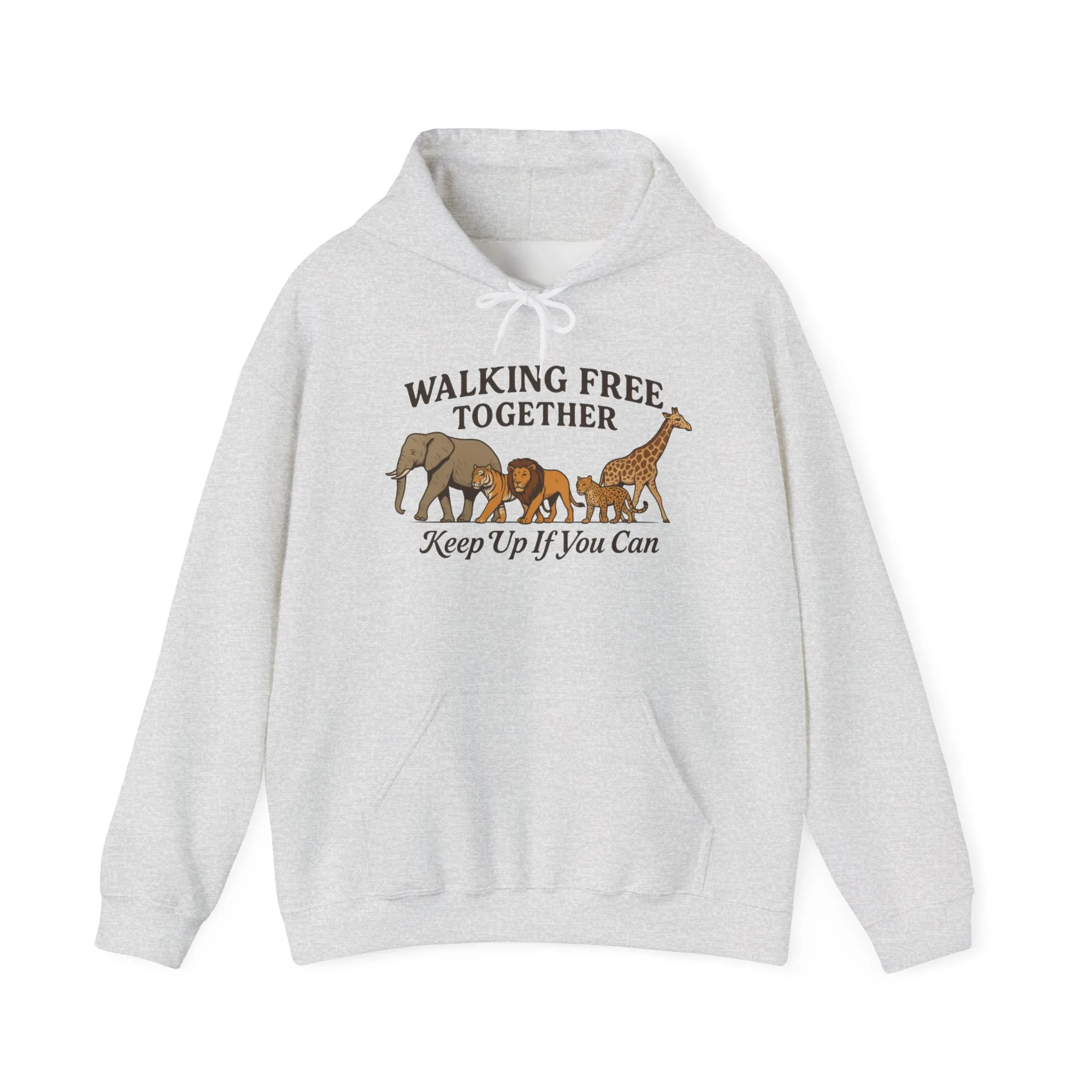 Spirit of the Wild Lion Mens Hoodie - Vacation Mode Funny Jungle King Graphic Pullover for Men, Wildlife Lovers Gift, Cozy Nature Hoodie - Image 5