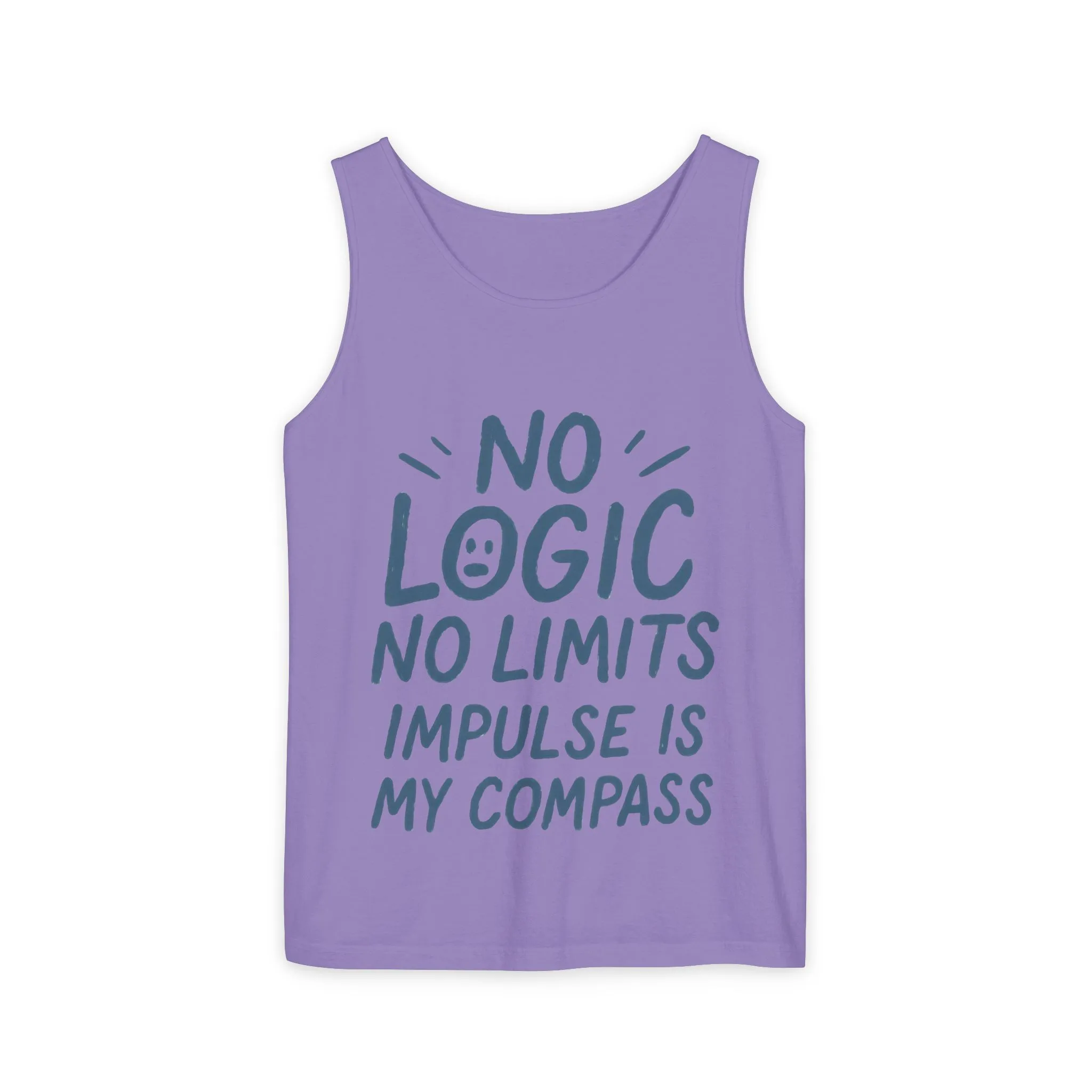 Funny No Logic Womens Tank Top, No Limits Impulse Quote, Carefree Graphic Tee, Gym Apparel for Women, Fitness Gift, Casual Summer Top - Image 17