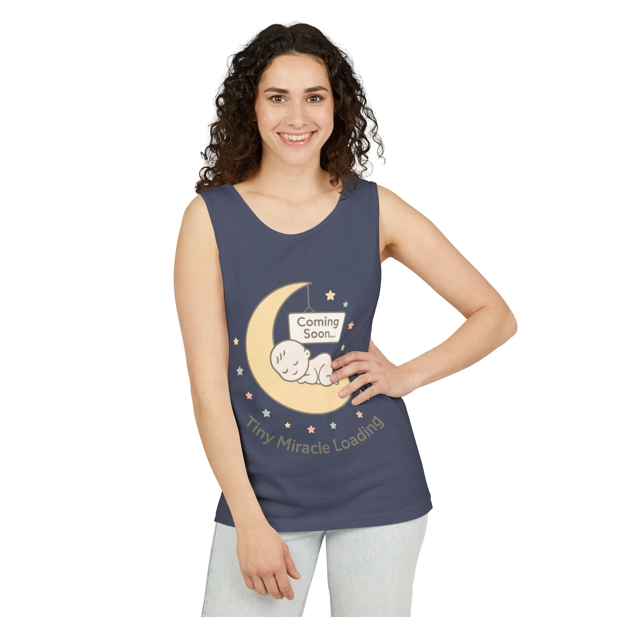 Maternity Tank Top, Coming Soon Pregnancy Announcement Top, Mom To Be Gift, Expecting Baby Reveal Tee, Baby Shower Top, Gender Reveal Top - Image 12