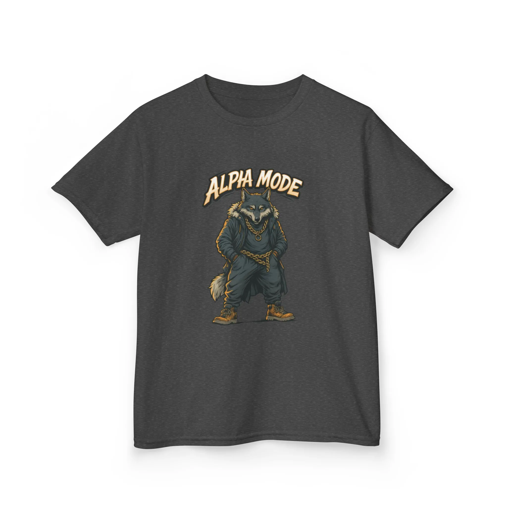 Alpha Mode Teen Wolf Shirt, Cool Youth Graphic Tee, Hip Hop Savage Wolf Tee, Graphic Kids Tee, Alpha Teen Streetwear, Wolf Gift for Teens - Image 13