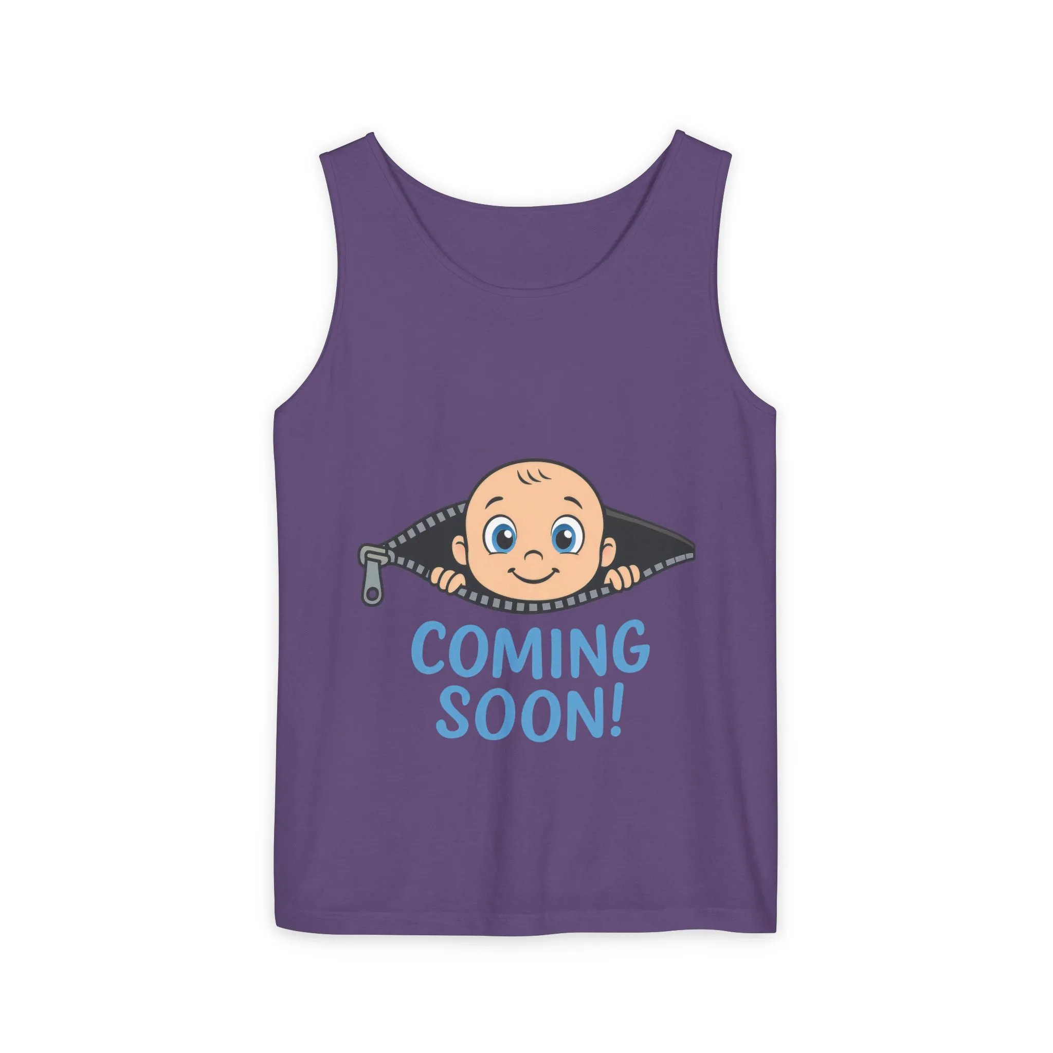 Coming Soon Maternity Tank Top, Cute Baby Boy Pregnancy Announcement Tee, Funny Expecting Mom Gift, Gender Reveal Tee, Baby Shower Top - Image 31