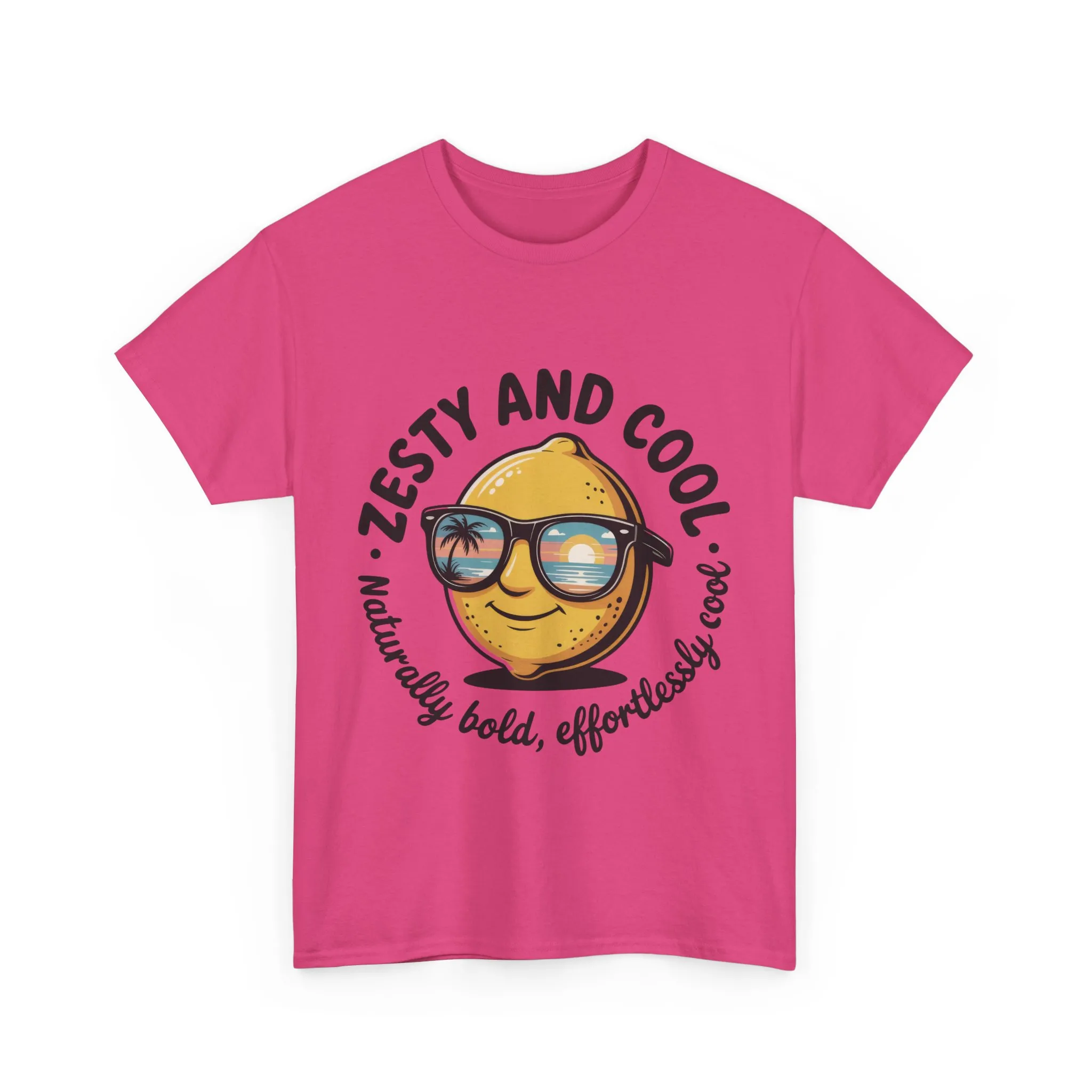 Zesty Lemon Tee, Womens Heavy Cotton T-Shirt, Funny Graphic Tee, Summer Apparel, Gift for Lemon Lovers, Casual Style, Funny Summer Tee - Image 25