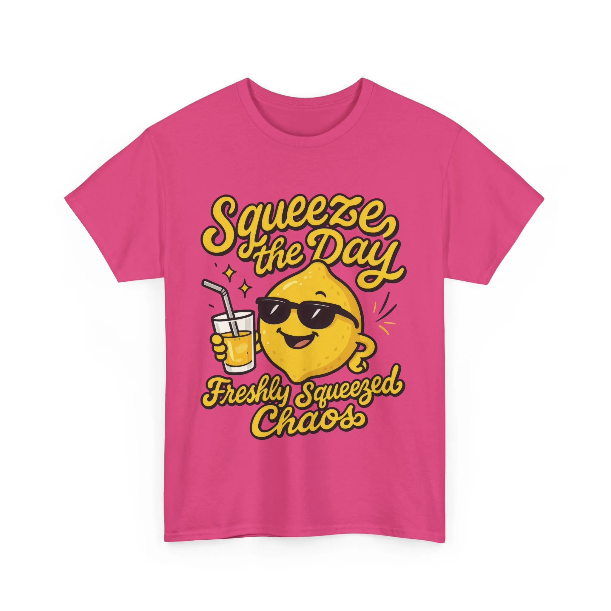 Funny Lemon Shirt for Women - Squeeze The Day Freshly Squeezed Chaos Tee - Cute Positive Citrus Graphic Tee, Fun Summer Tee for Beach Vibes - Image 28