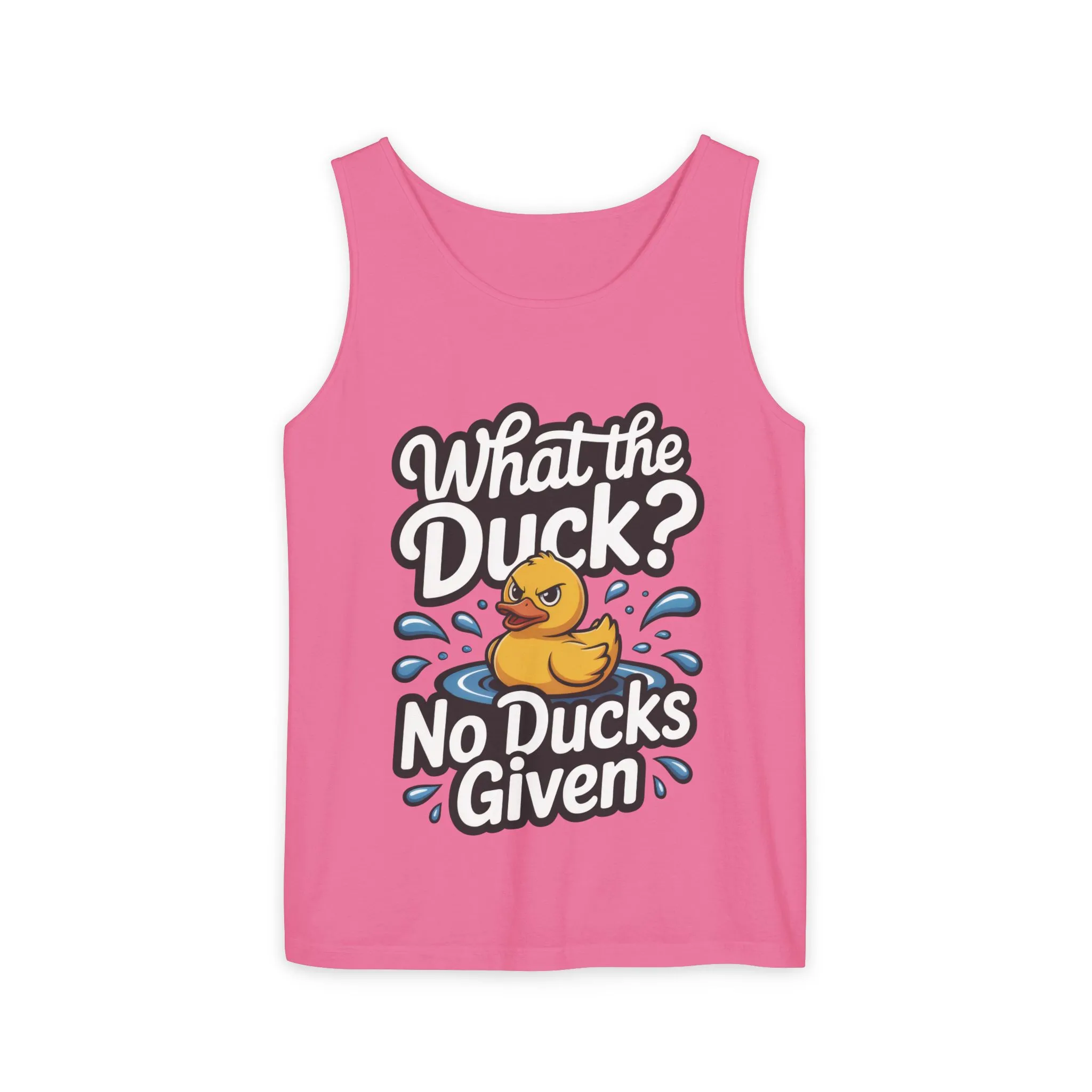 What The Duck Funny Womens Tank Top, No Ducks Given Tee, Sarcastic Duck Tee, Rubber Duck Graphic Tank, Humor Gift For Her,Beach Party Outfit - Image 17
