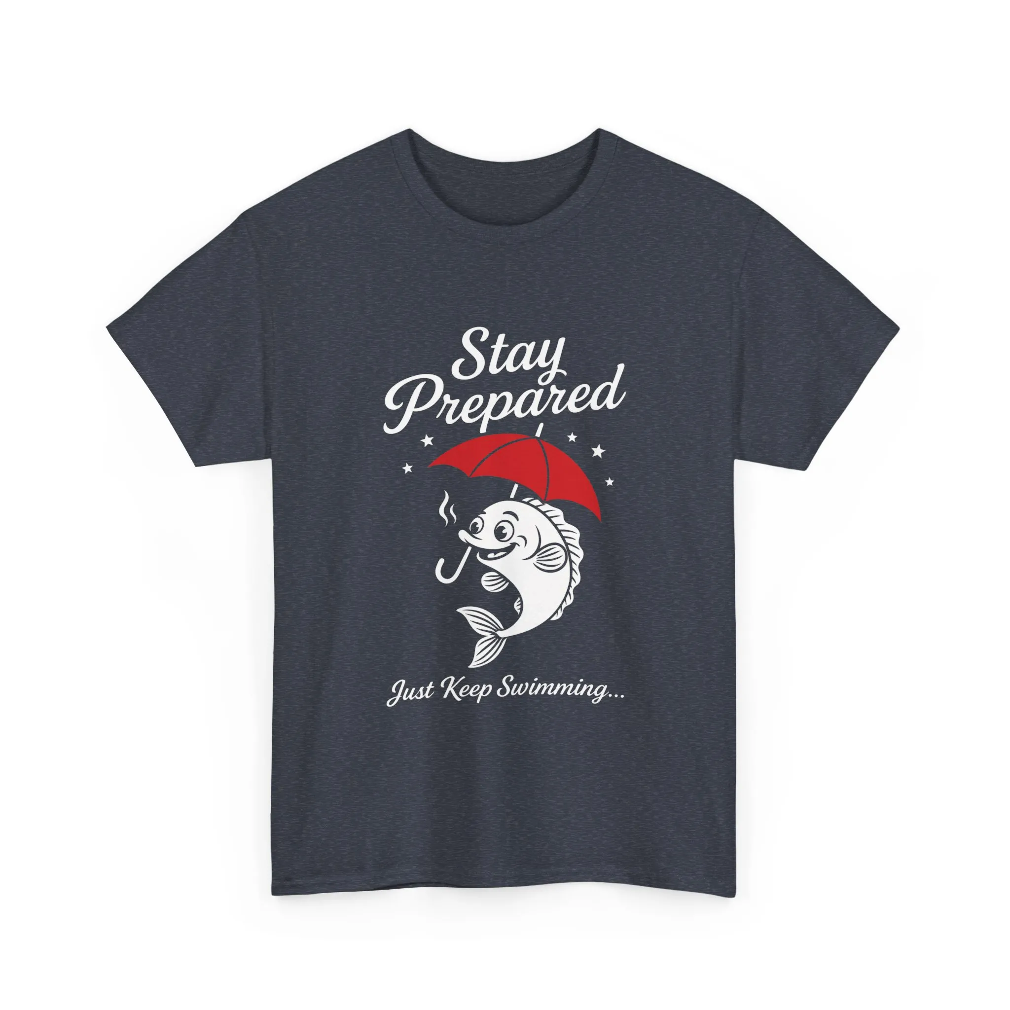 Stay Prepared Fish Shirt for Women - Just Keep Swimming Funny Nautical Tee - Positive Fishing Gift, Outdoor Adventure Apparel - Image 16