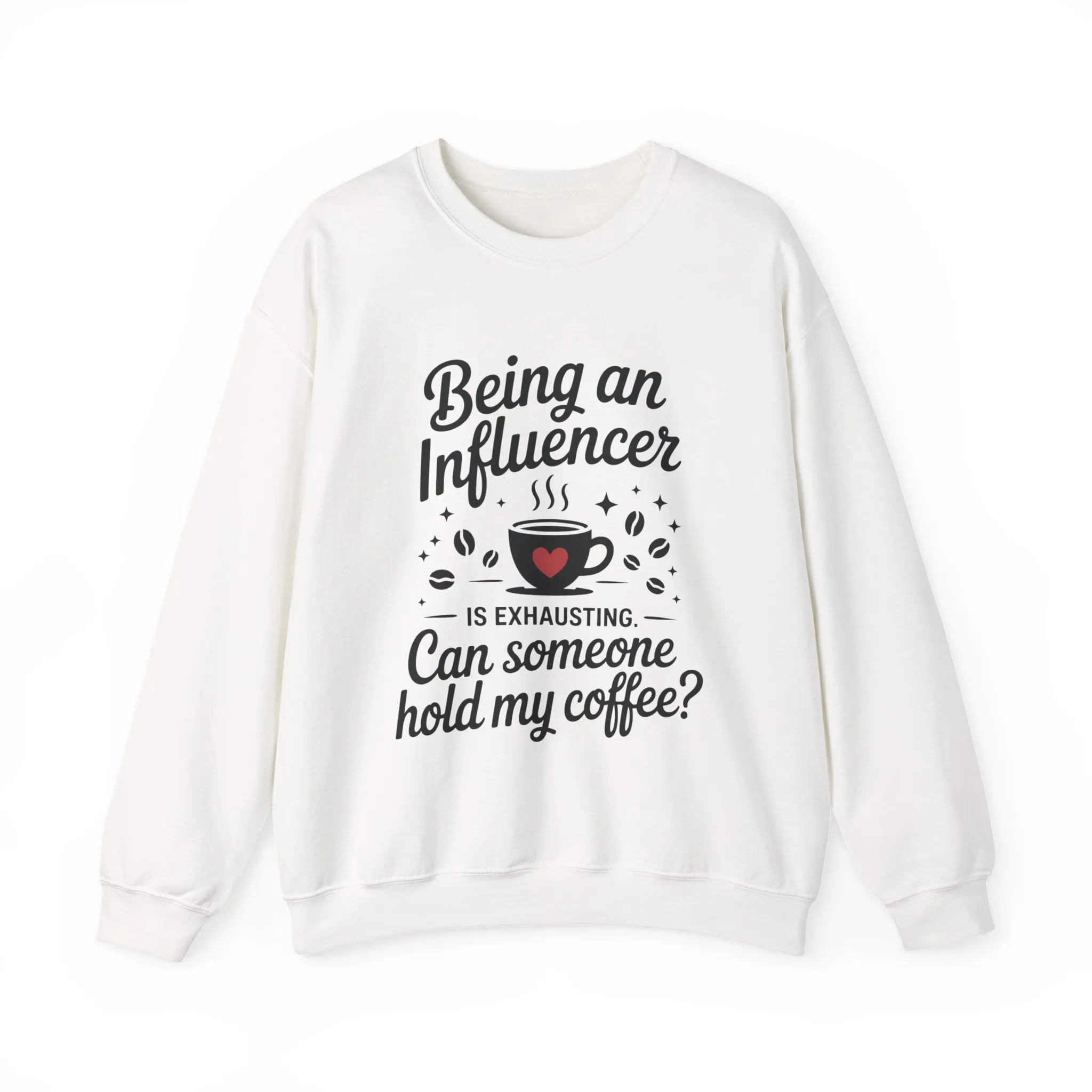 Social Media Humor Womens Sweatshirt, Funny Influencer Sweatshirt, instagram girl top, tiktok fashion, Perfect for Coffee Lovers - Image 2
