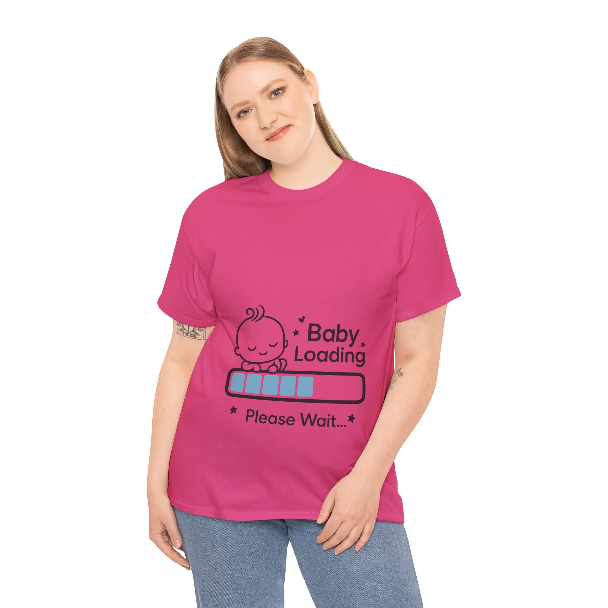 Baby Loading Maternity T-Shirt, Funny Pregnancy Announcement Tee, Mom To Be Gift, Expecting Baby Tee, Pregnancy Reveal Top, Baby Shower Gift - Image 30