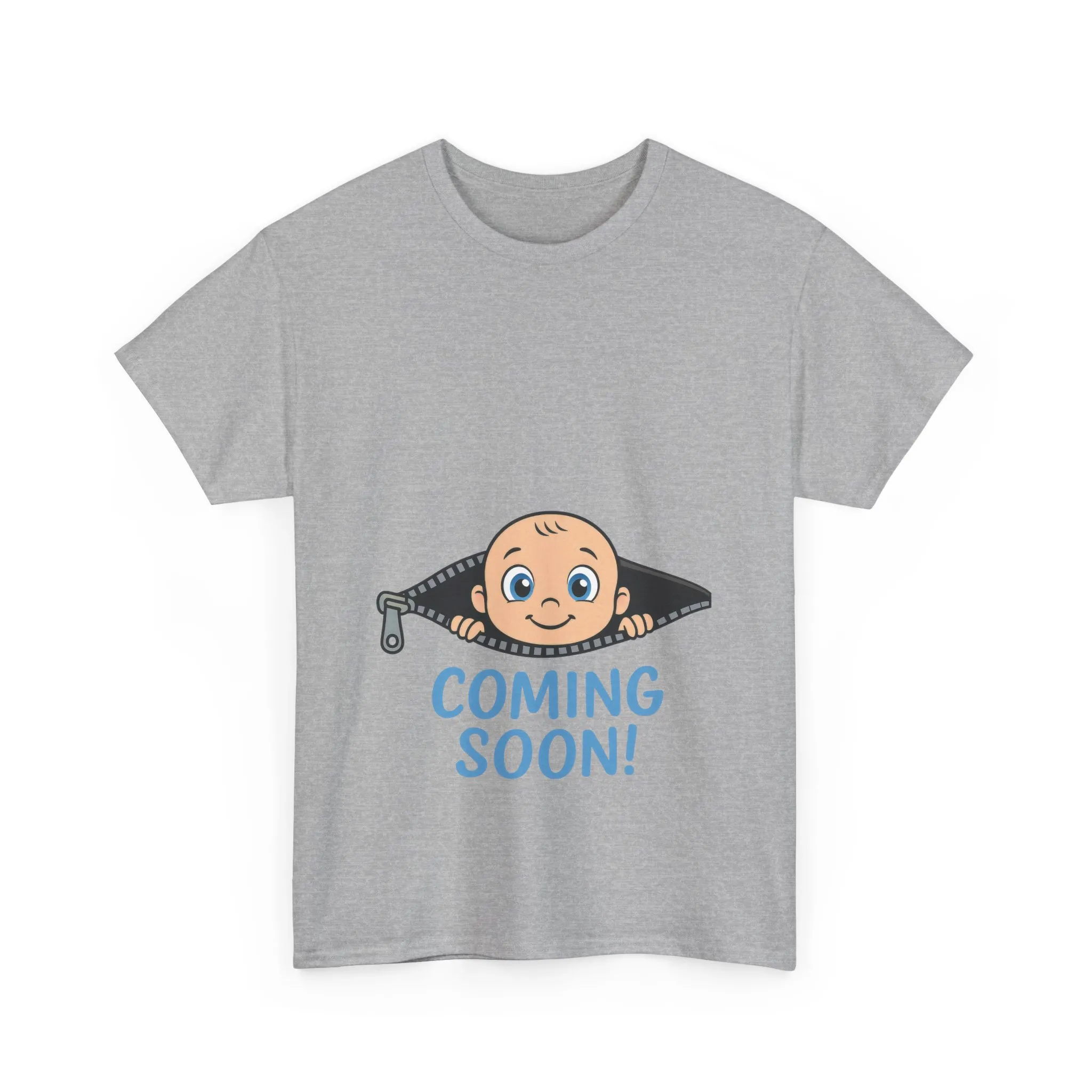 Coming Soon Maternity T-Shirt, Cute Baby Boy Pregnancy Announcement Shirt, Funny Expecting Mom Gift, Gender Reveal Tee, Baby Shower Top - Image 10