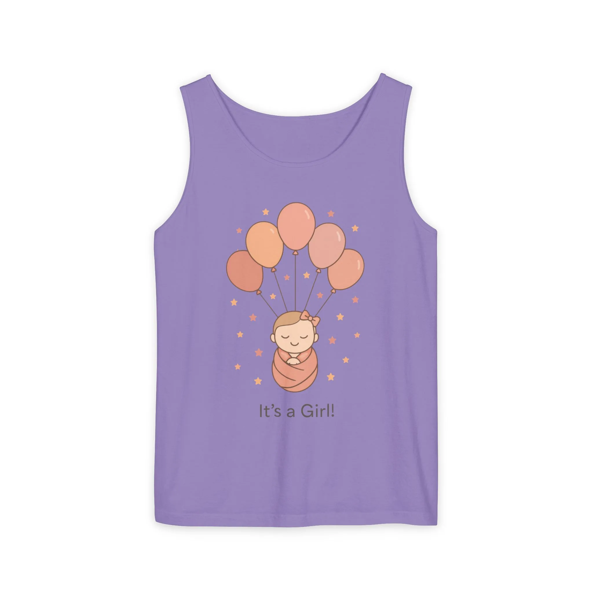 It's a Girl! Baby Shower Tank Top, Baby Girl Pregnancy Announcement Shirt, Gender Reveal Mom To Be Gift, Expecting Baby Shower Top - Image 15