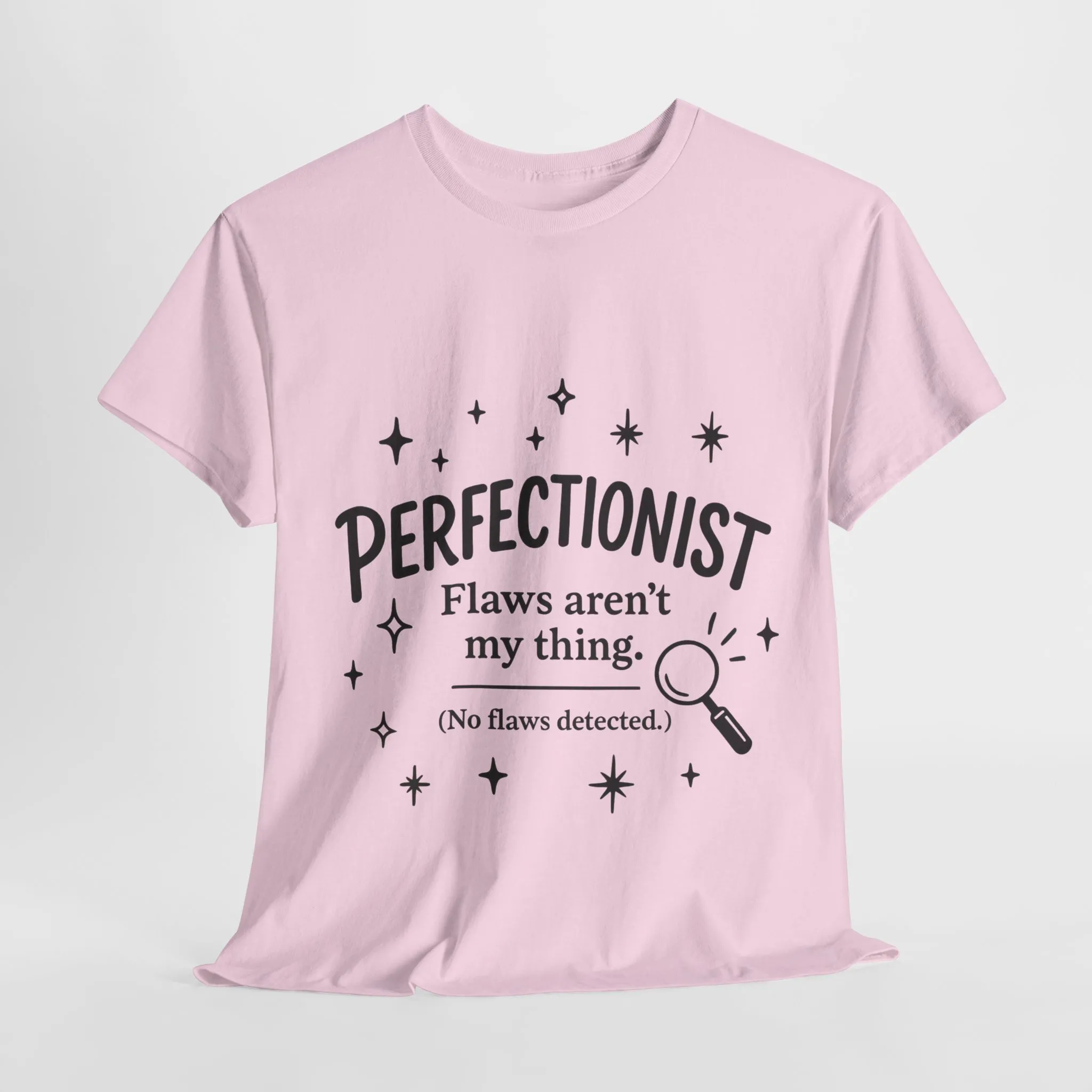 Funny Perfectionist T-Shirt for Women, No Flaws Detected Graphic Tee, Minimalist Humor Shirt, Gift for OCD, Flawless Queen - Image 28