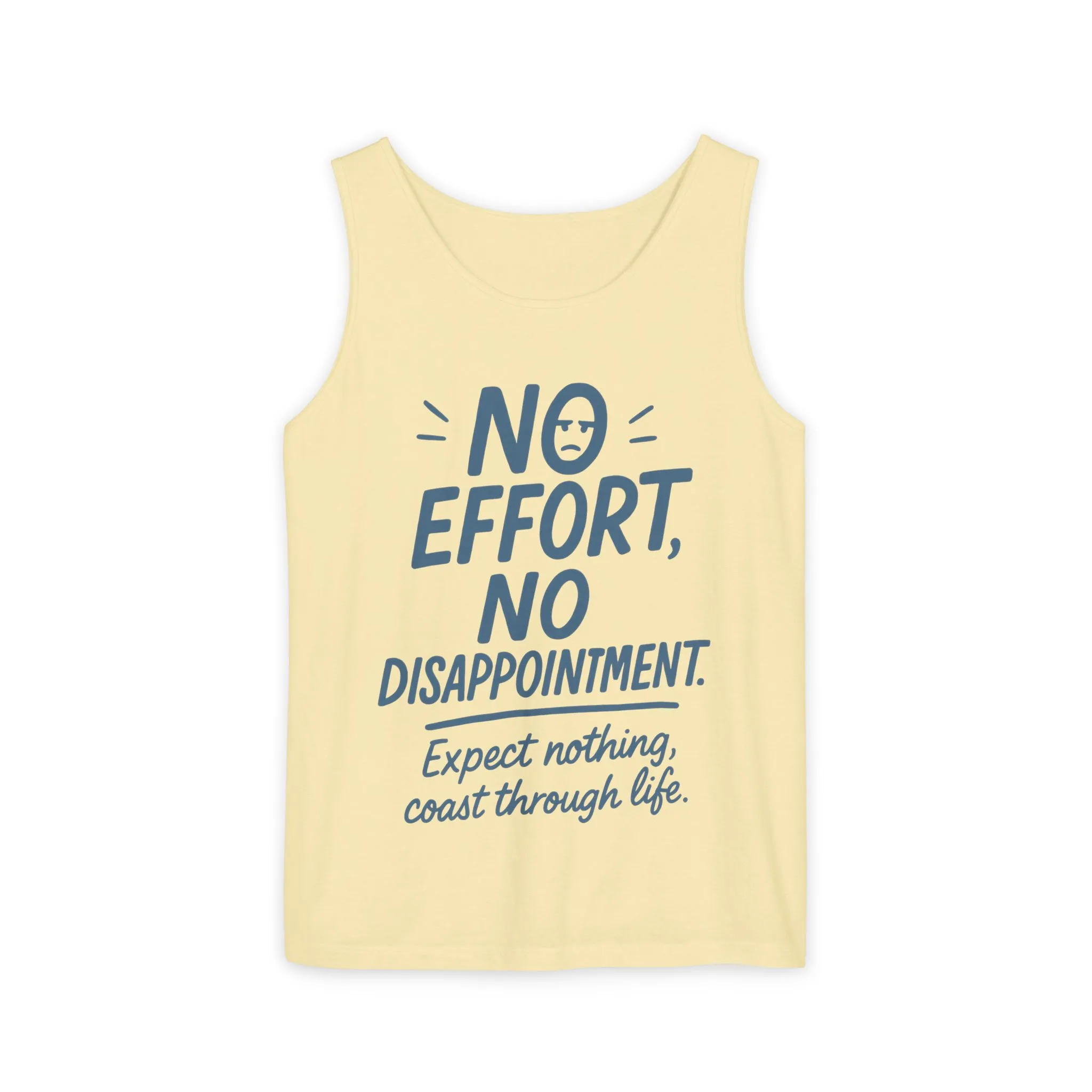 No Effort Womens Tank Top, Funny Lazy Life Quote, Workout Humor Sleeveless Shirt, Casual Gym Top, Gift for Her, Perfect for Lazy Days - Image 2