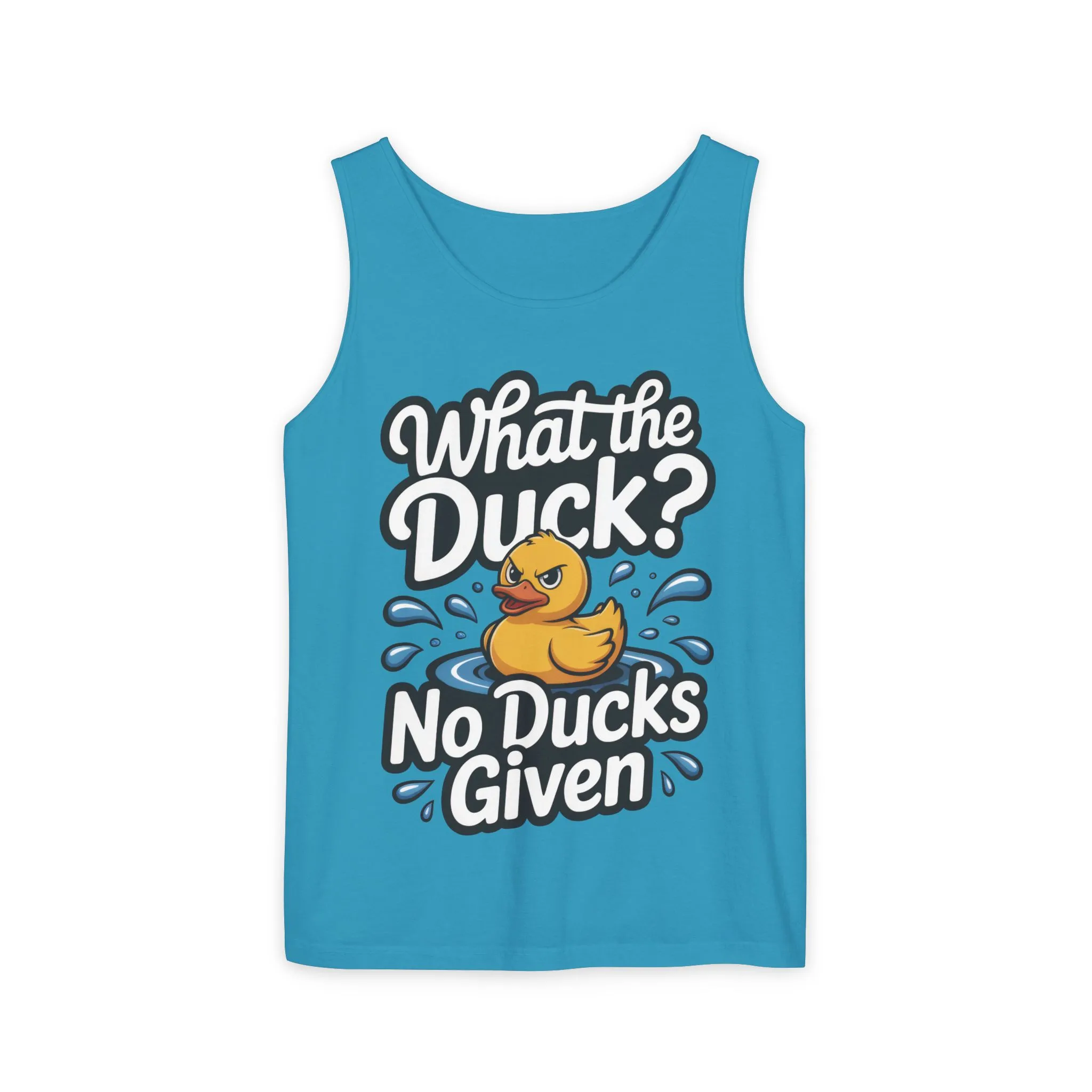 Funny Duck Tank Top for Summer - No Ducks Given Tee - What The Duck Mens T-Shirt - Sarcastic Rubber Duck Graphic, Humor Gift For Him - Image 10