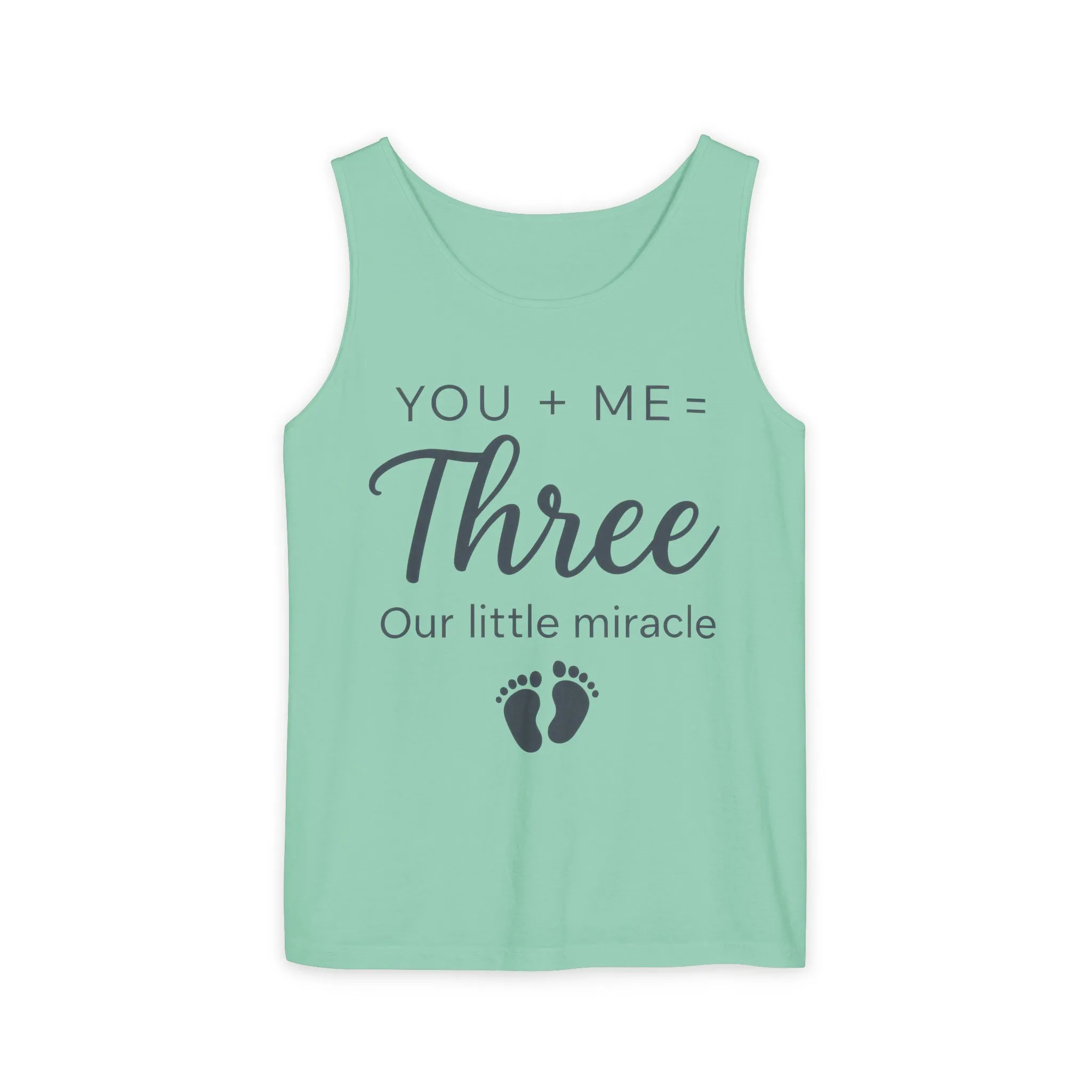Maternity Tank Top, Cute Pregnancy Announcement Tank, Our Little Miracle Expecting Mom Gift, Baby Reveal Tee, Baby Showers Gift - Image 9