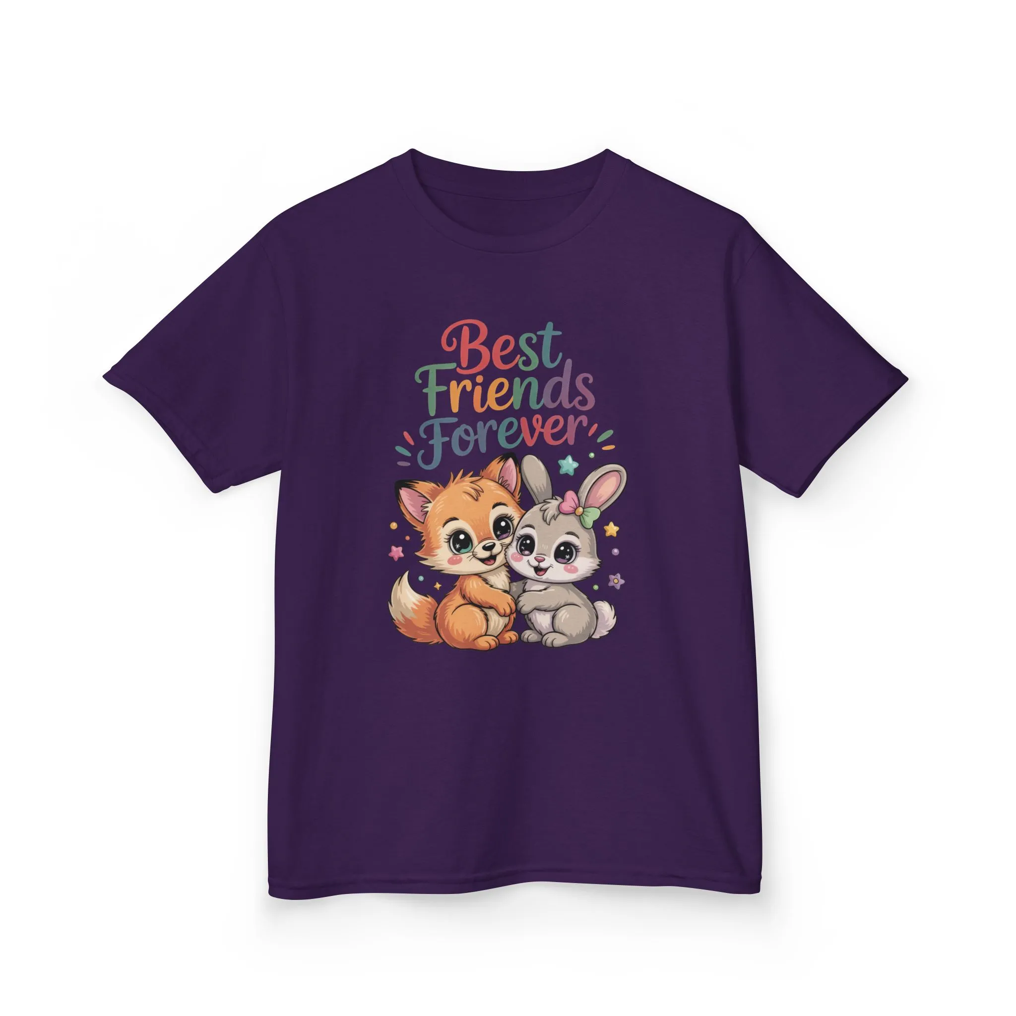 Kids Animal Friends Tee - Best Friends Forever Shirt, Gift for Kids, Toddler T-Shirt, Cute Animal Design, Birthday Gift, Summer Wear - Image 13
