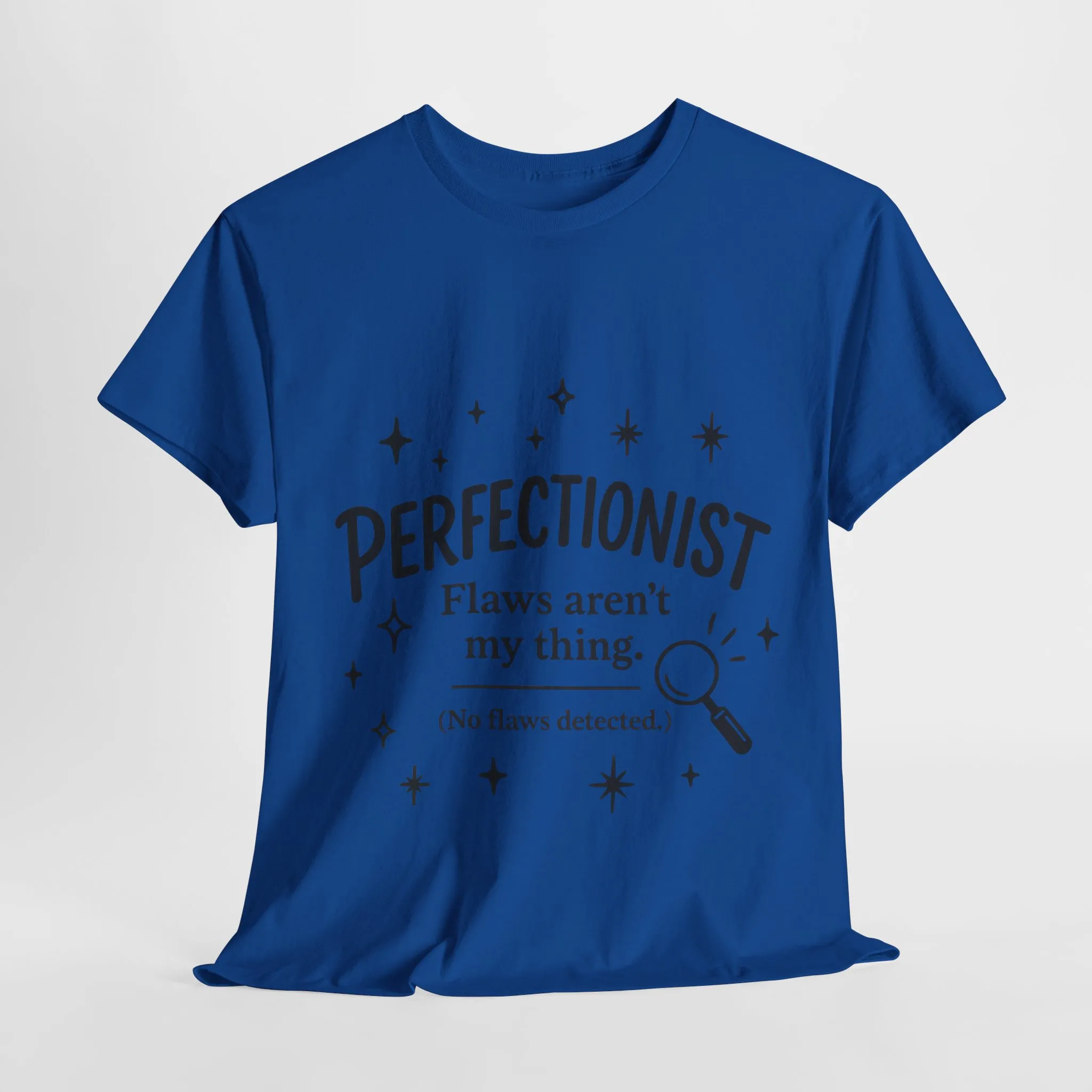 Funny Perfectionist T-Shirt for Women, No Flaws Detected Graphic Tee, Minimalist Humor Shirt, Gift for OCD, Flawless Queen - Image 22