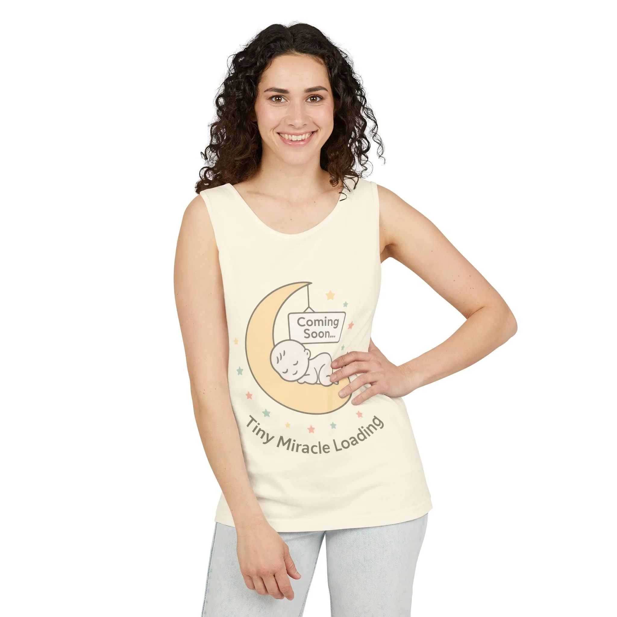 Maternity Tank Top, Coming Soon Pregnancy Announcement Top, Mom To Be Gift, Expecting Baby Reveal Tee, Baby Shower Top, Gender Reveal Top - Image 6