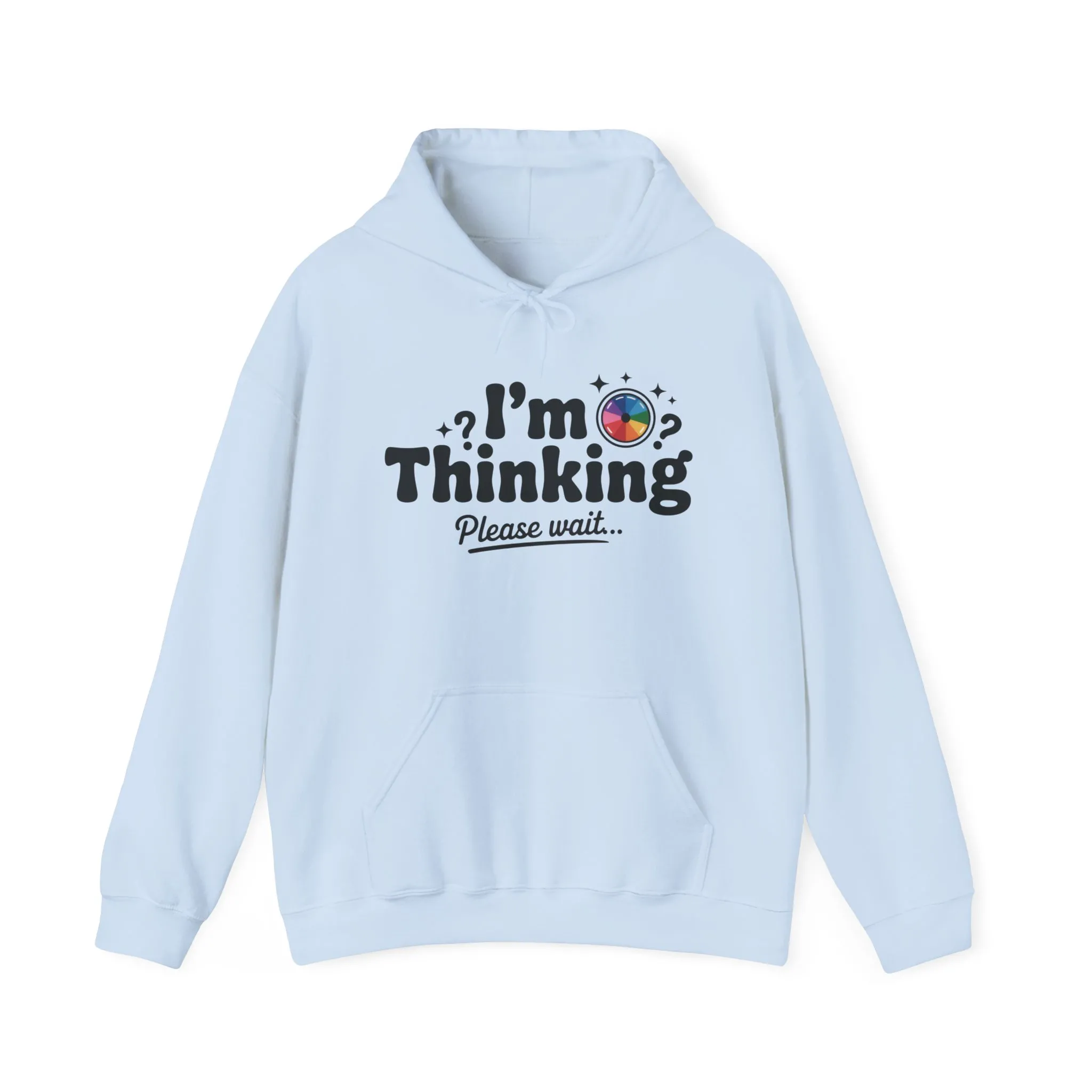 Funny - Im Thinking Please Wait - Mens Hoodie, Cute Geeky Gift for Introverts, Programmers, Designers, Fun Humor Hoodie, Gift for Adults - Image 31