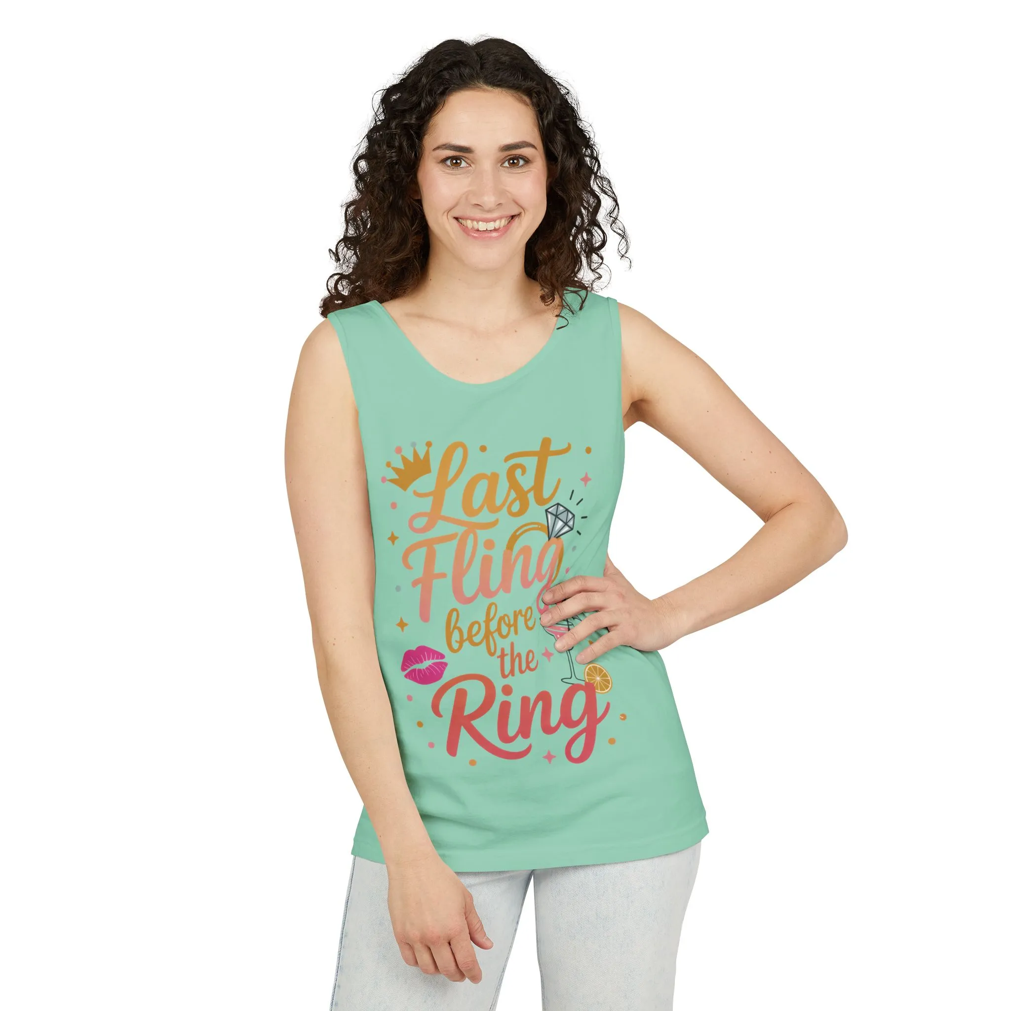 Last Fling Before the Ring T-Shirt, Bachelorette Party Tee, Bridesmaid Wedding Tee, Hen Party Shirts, Bridal Shower, Bridesmaids Gift - Image 10