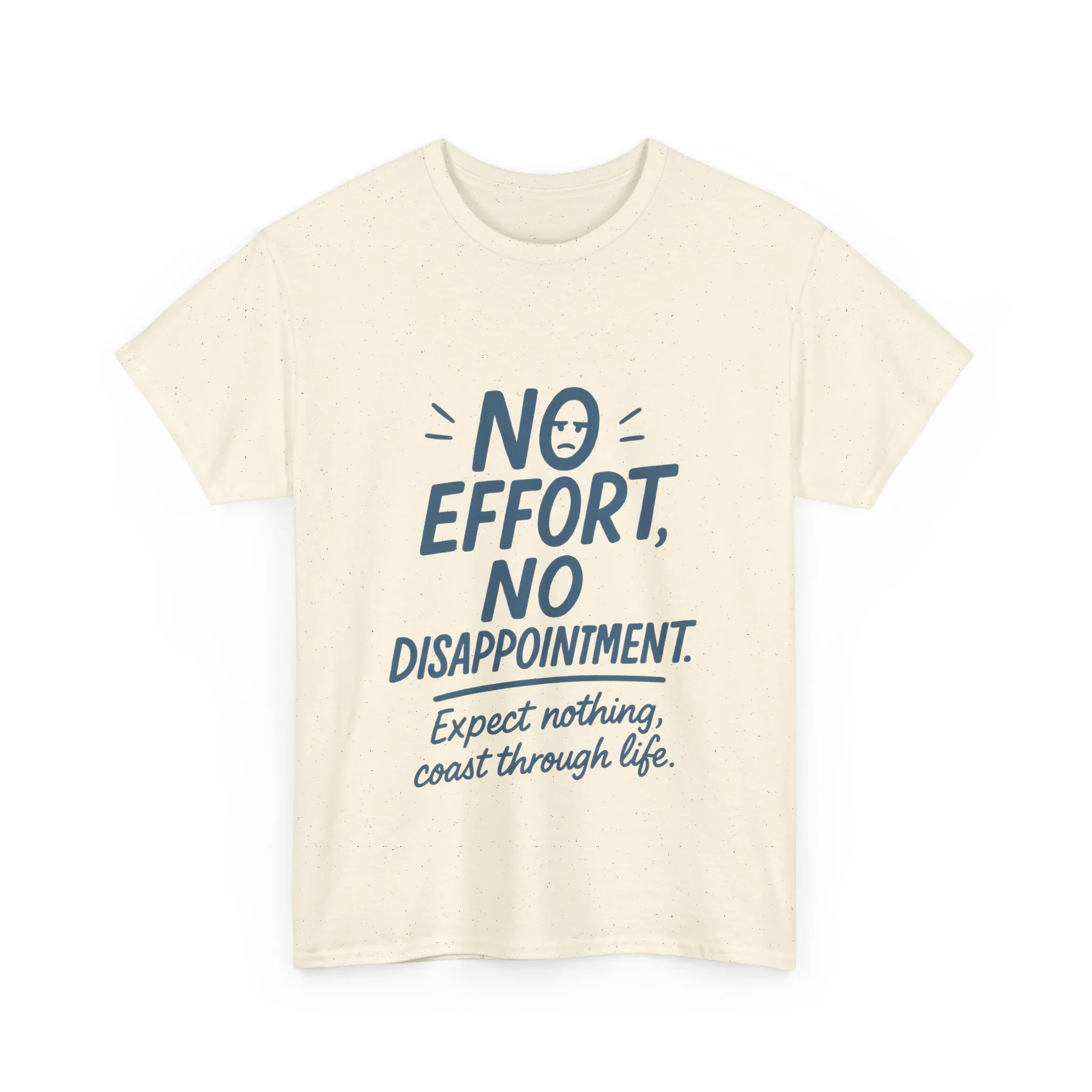 Funny No Effort Womens T-Shirt, No Disappointment Lazy Life Quote Shirt, Cute Graphic Tee for Her, Life Philosophy Shirt, Gift Idea - Image 13