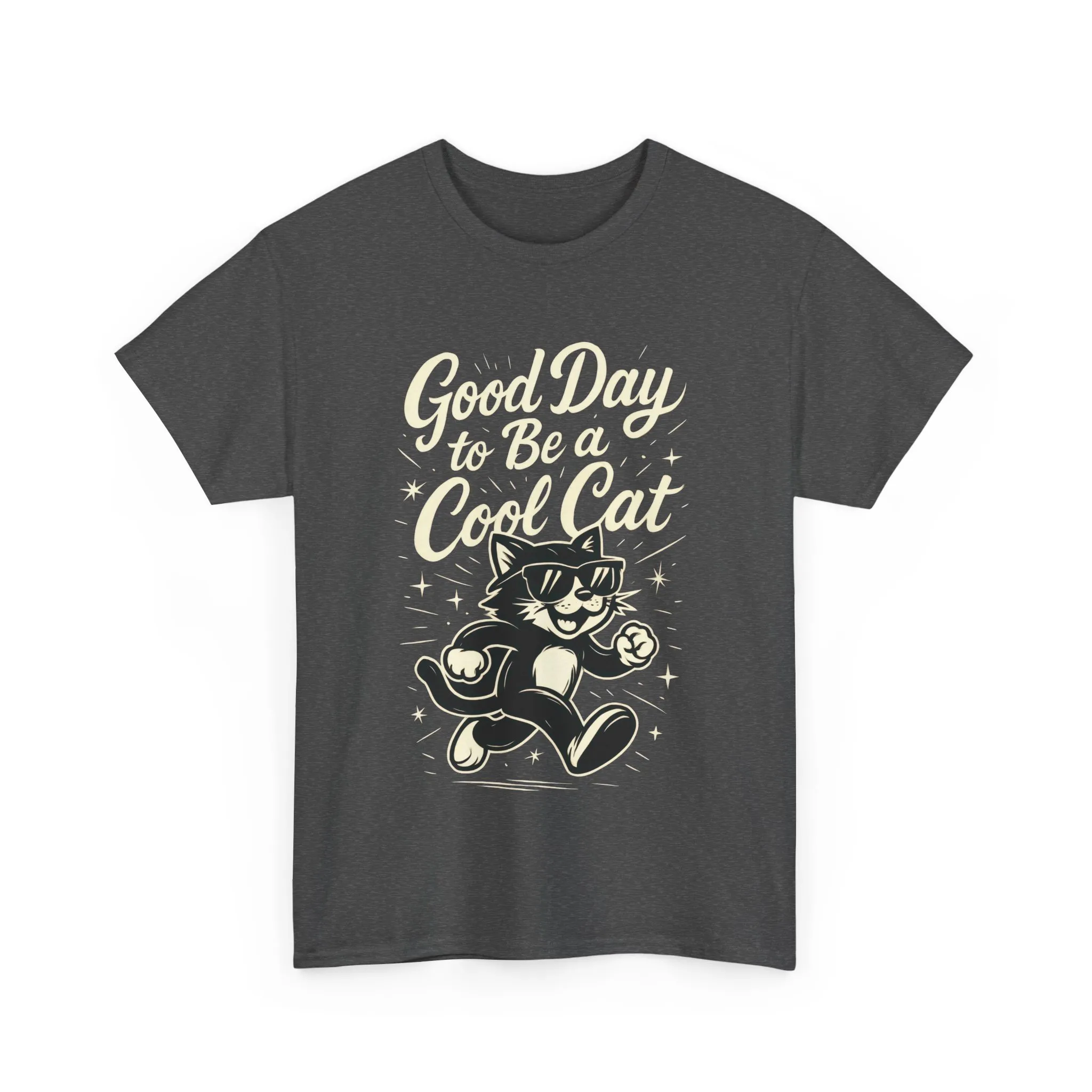 Good Day to Be a Cool Cat Womens Shirt - Funny Retro Kitty Graphic Tee for Women - Cute Cat Lover Gift, Fun T-Shirt, Unique Everyday Wear - Image 7