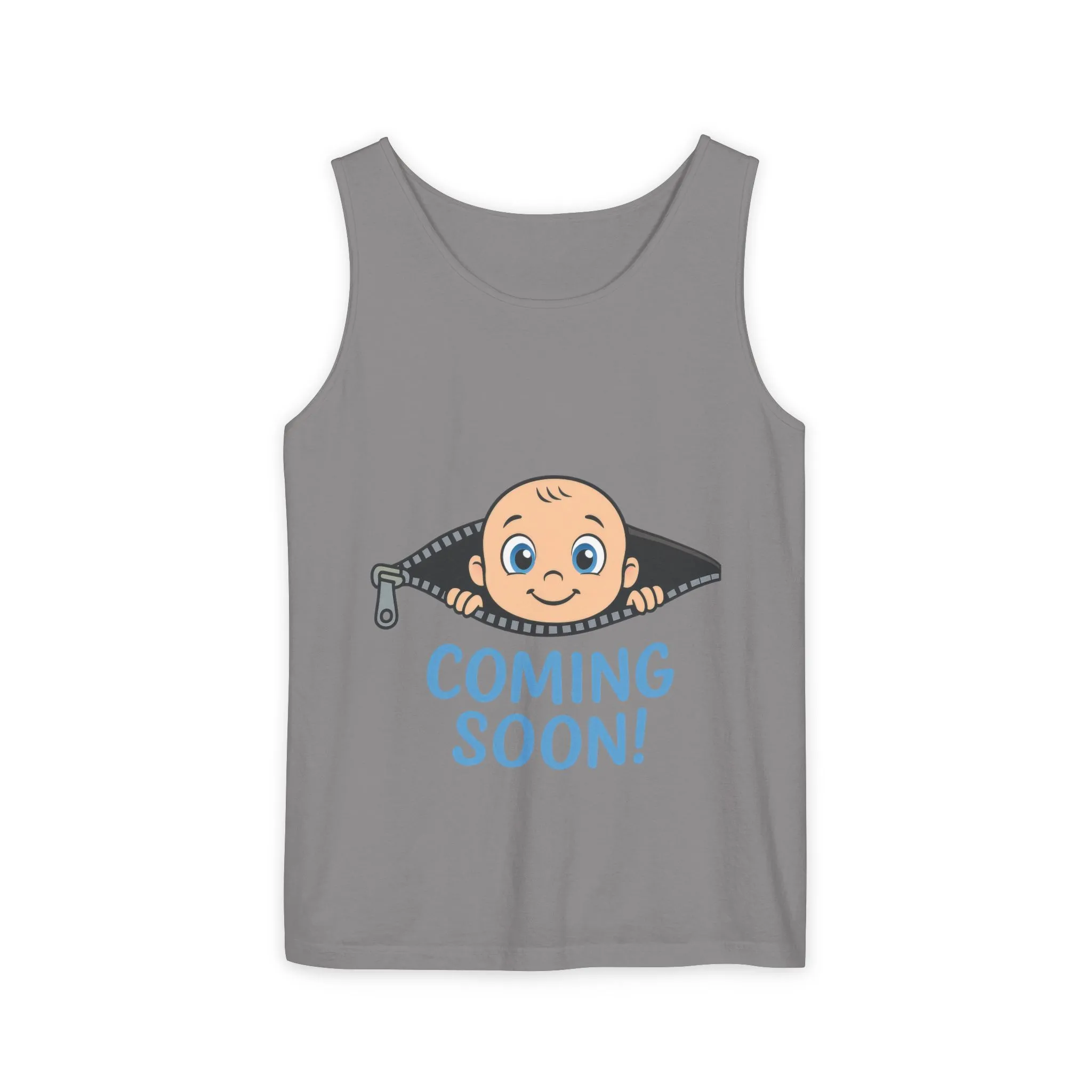 Coming Soon Maternity Tank Top, Cute Baby Boy Pregnancy Announcement Tee, Funny Expecting Mom Gift, Gender Reveal Tee, Baby Shower Top - Image 21