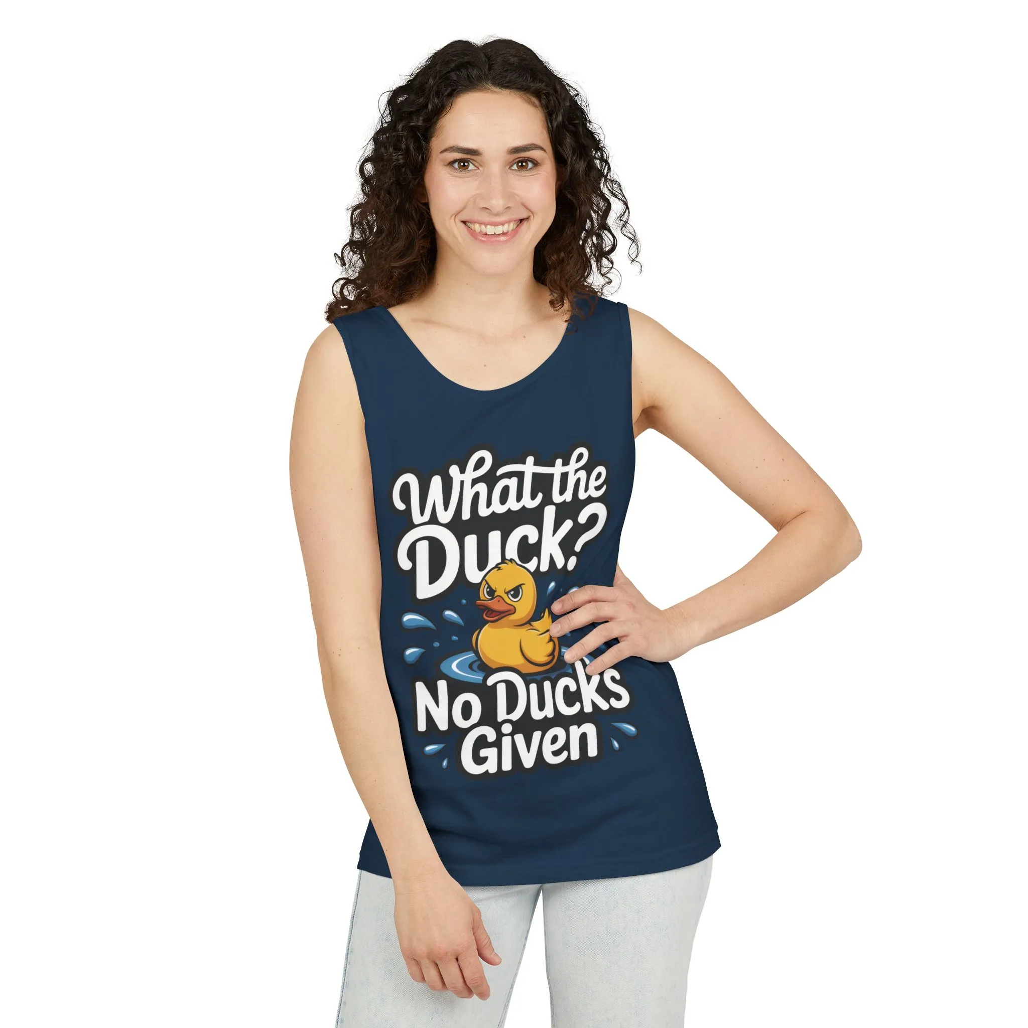 Funny Duck Tank Top for Summer - No Ducks Given Tee - What The Duck Mens T-Shirt - Sarcastic Rubber Duck Graphic, Humor Gift For Him - Image 17
