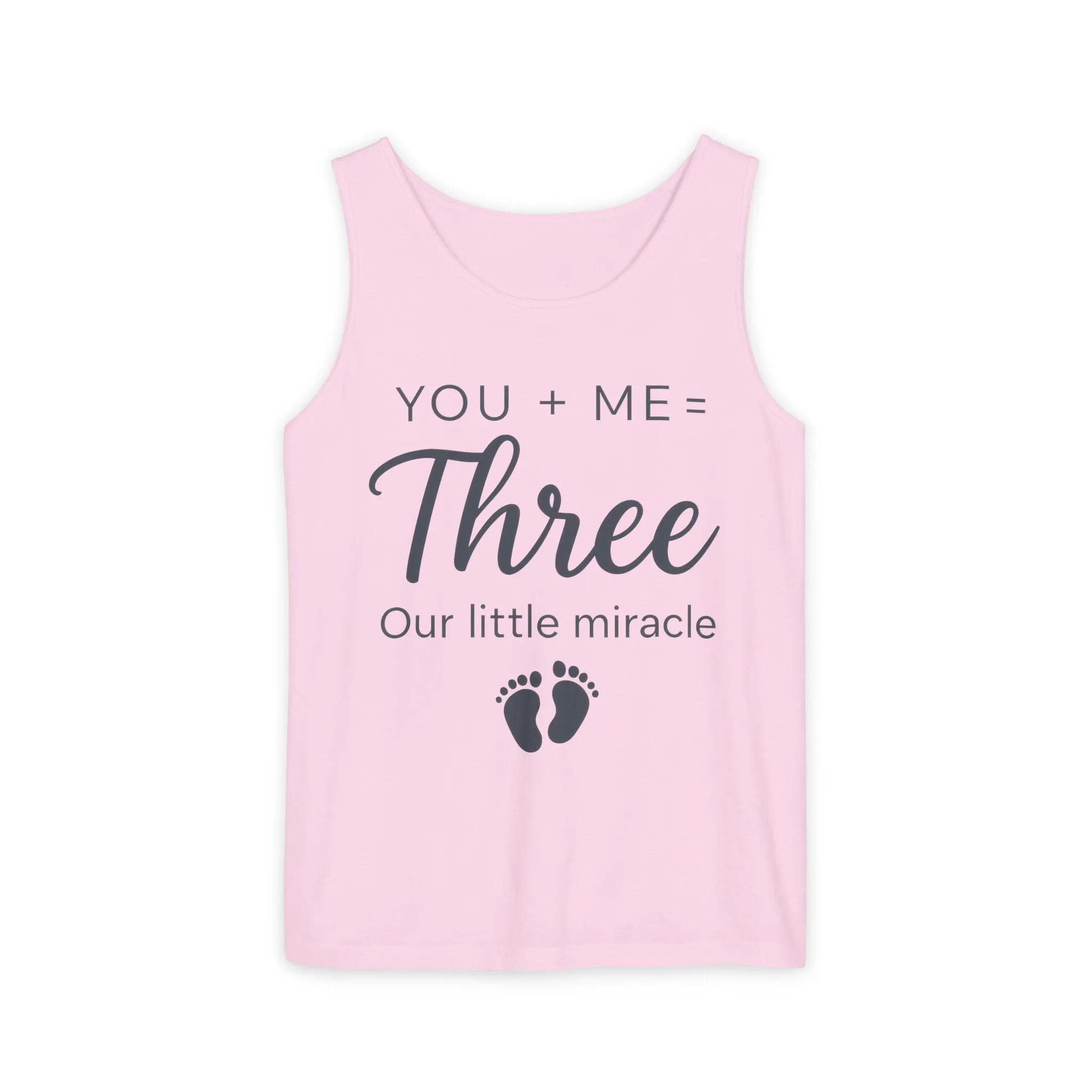 Maternity Tank Top, Cute Pregnancy Announcement Tank, Our Little Miracle Expecting Mom Gift, Baby Reveal Tee, Baby Showers Gift - Image 17