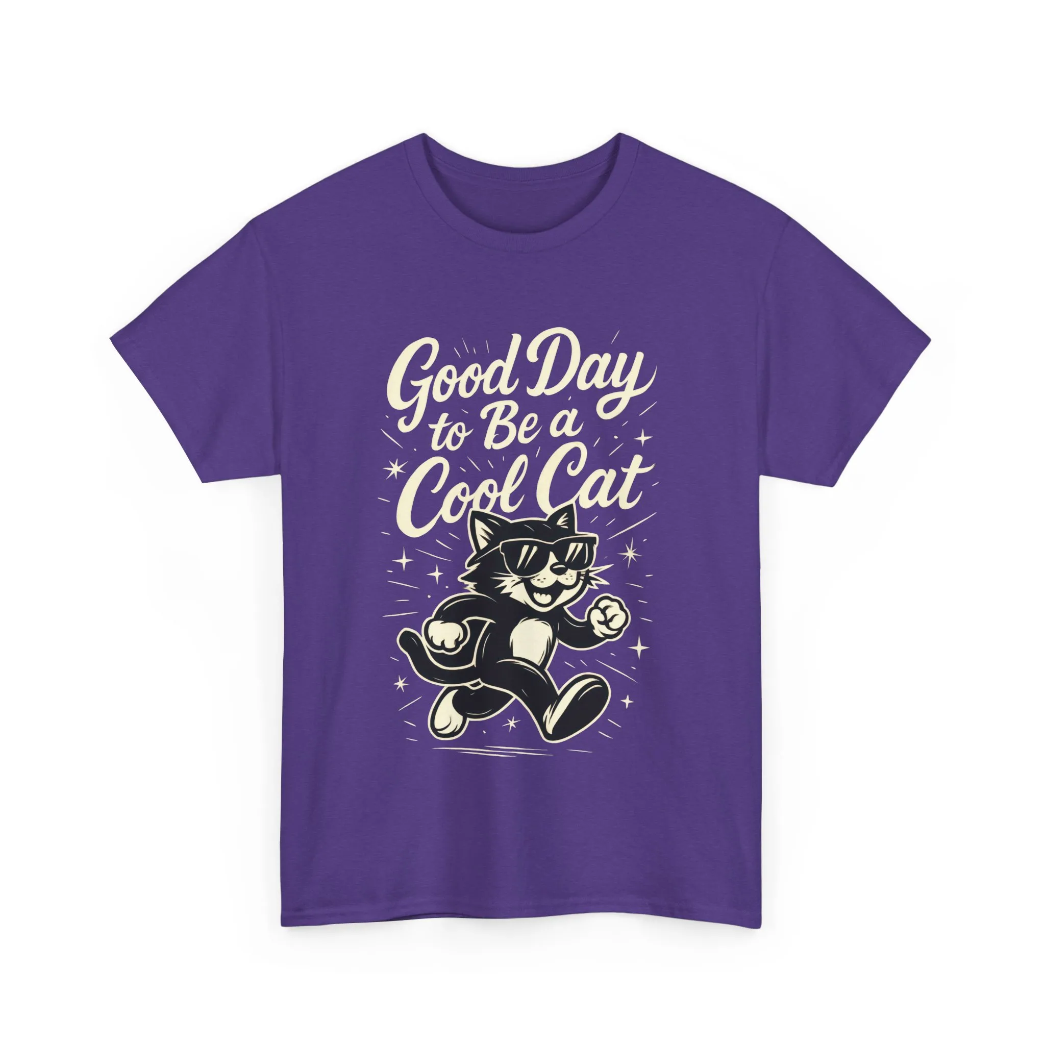 Good Day to Be a Cool Cat Womens Shirt - Funny Retro Kitty Graphic Tee for Women - Cute Cat Lover Gift, Fun T-Shirt, Unique Everyday Wear - Image 19