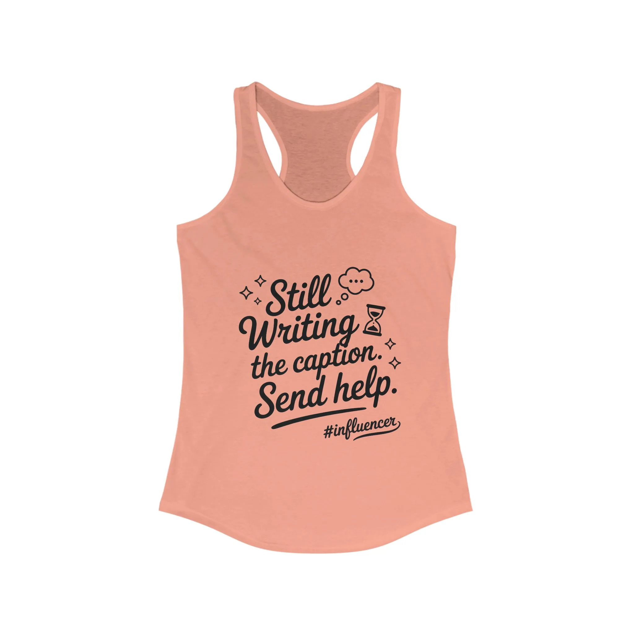 Funny Influencer Womens Tank, Social Media Tee, Workout Shirt, Gym Top, Gift Social Media Lovers, Gift for Content Creators Influencers - Image 5