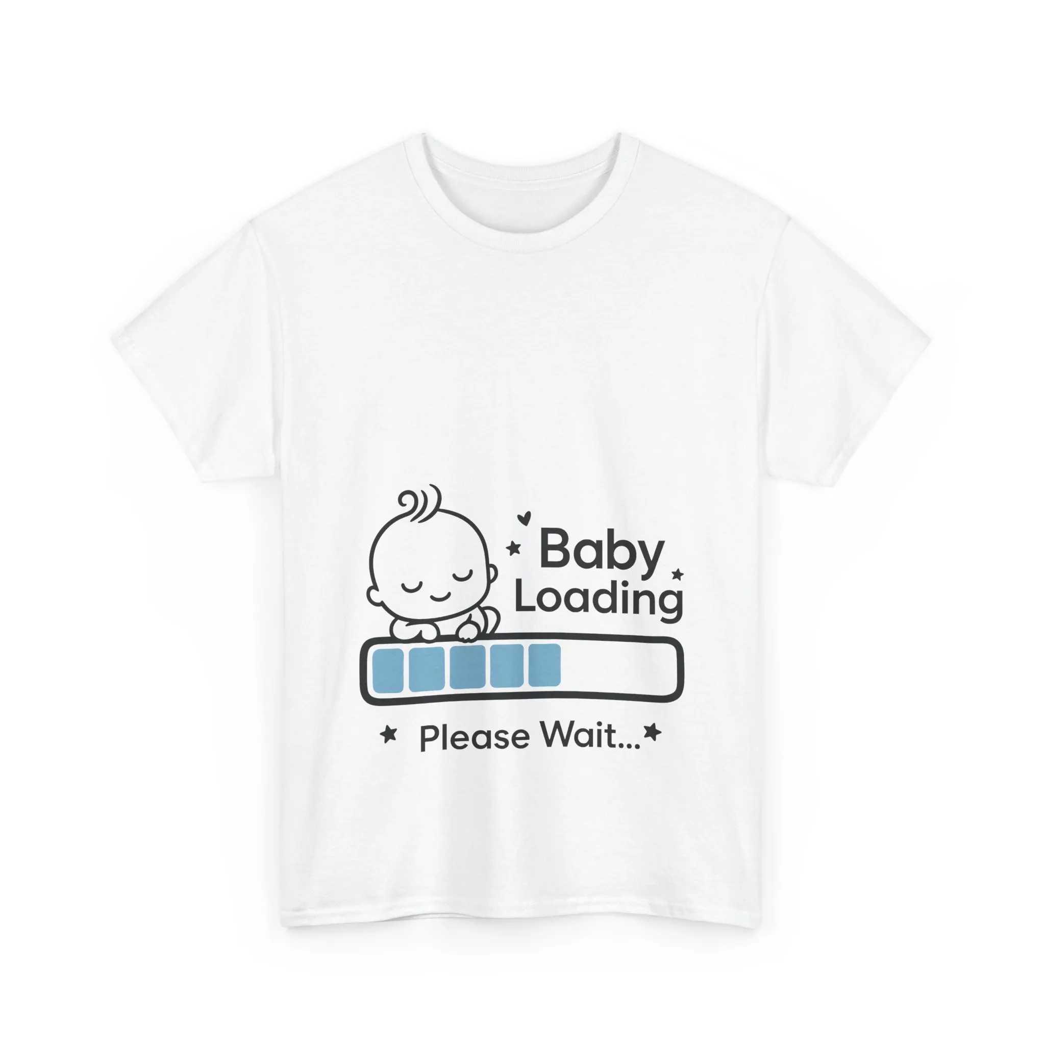 Baby Loading Maternity T-Shirt, Funny Pregnancy Announcement Tee, Mom To Be Gift, Expecting Baby Tee, Pregnancy Reveal Top, Baby Shower Gift - Image 2