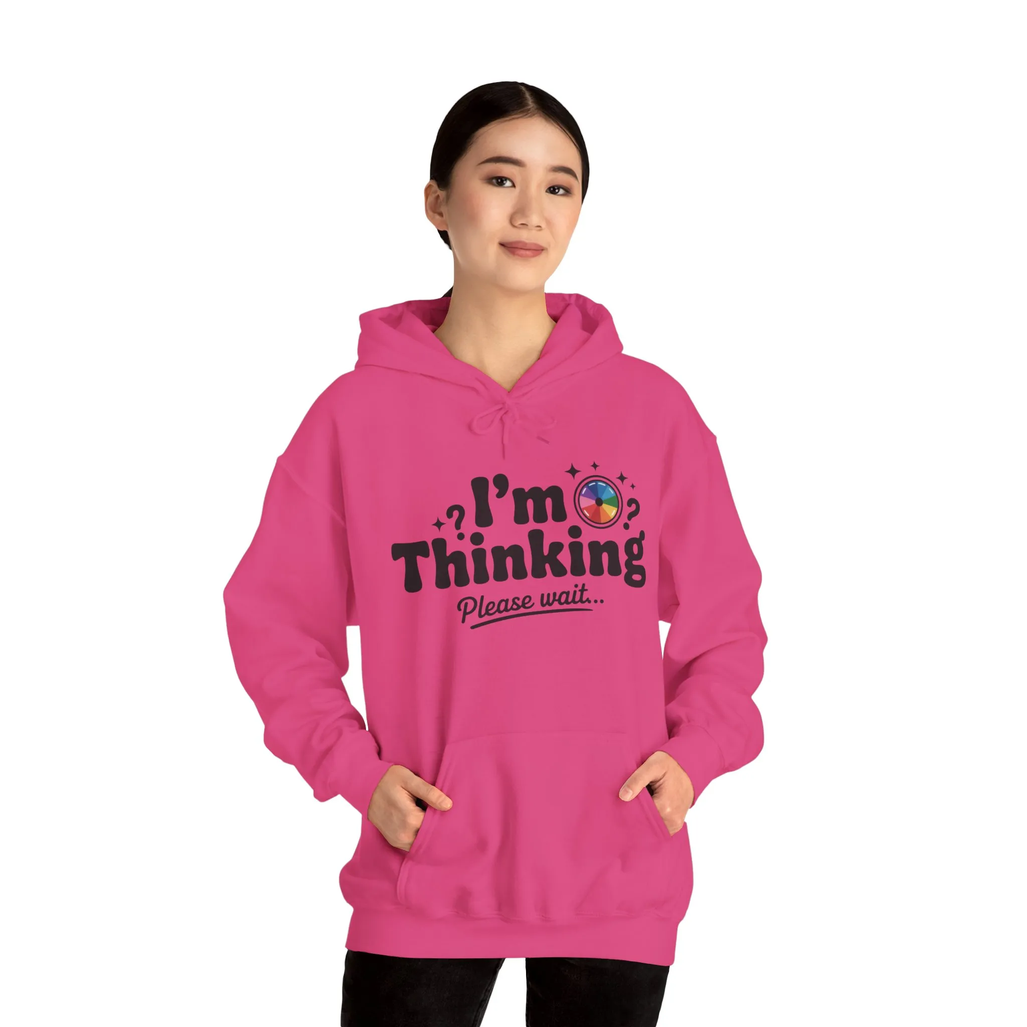 Playful Thinking Womens Hooded Sweatshirt, Womens Hoodie, Brainstorming Buddy, Thoughtful Gift, Cute Geeky Gift for Introverts, Programmers - Image 23