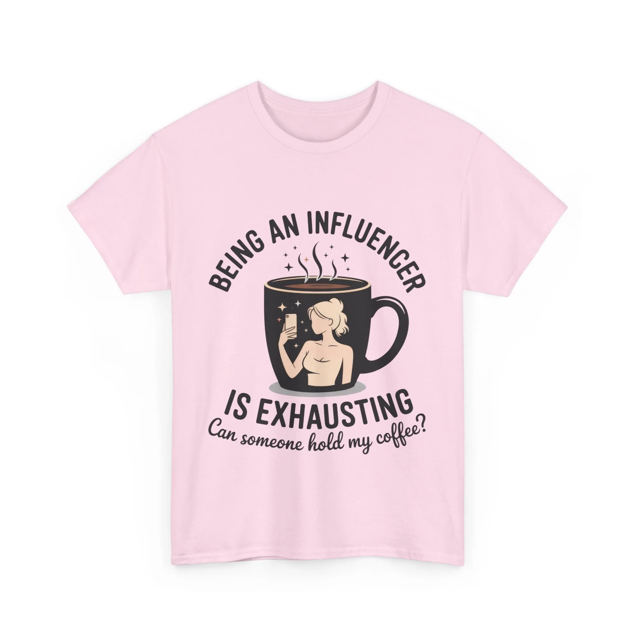 Social Media Humor Tee, Funny Influencers Womens T-Shirt, Content Creators, instagram girl top, tiktok fashion, Perfect for Coffee Lovers - Image 22