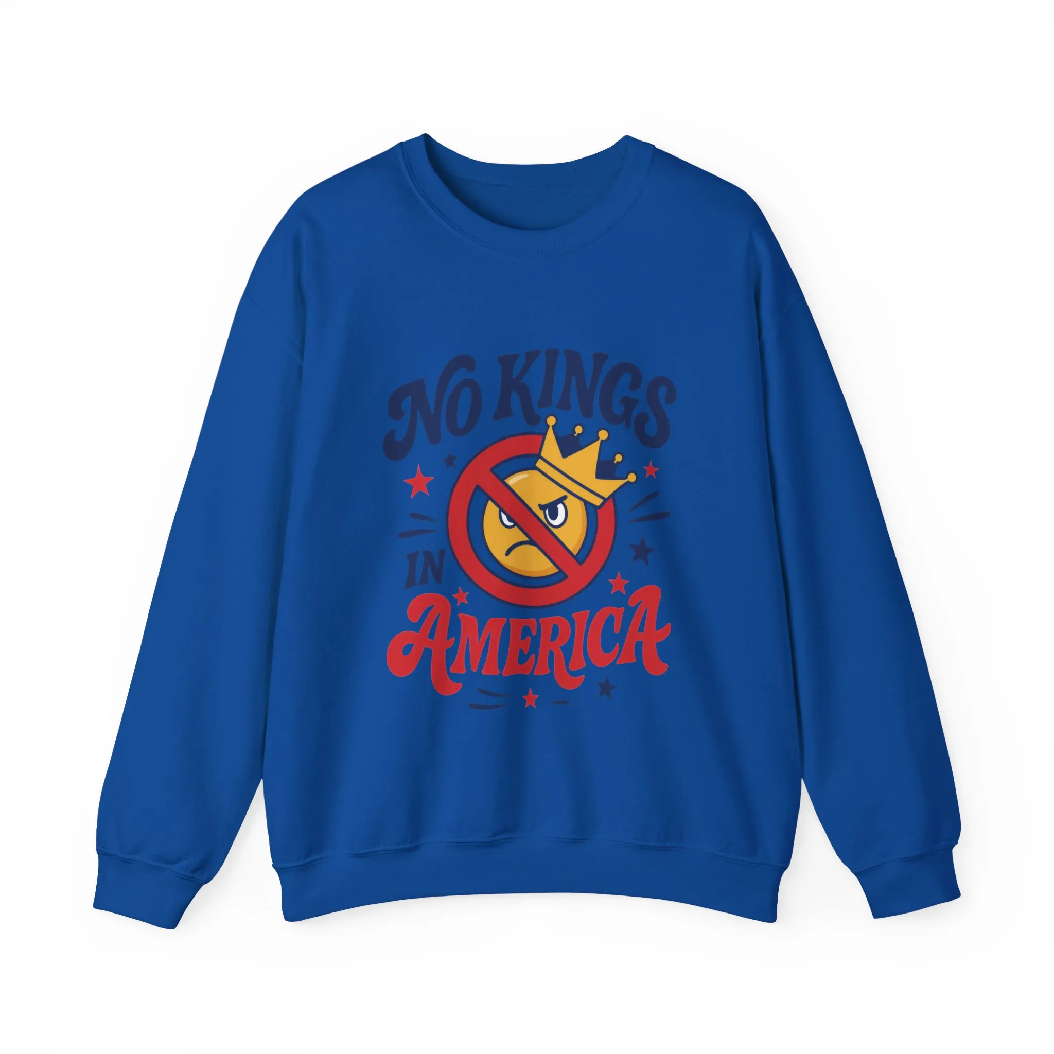 No Kings in America Sweatshirt - Funny Patriotic Anti Monarchy Pullover - USA Independence Sweater, Political Apparel, Gift for Activists - Image 28