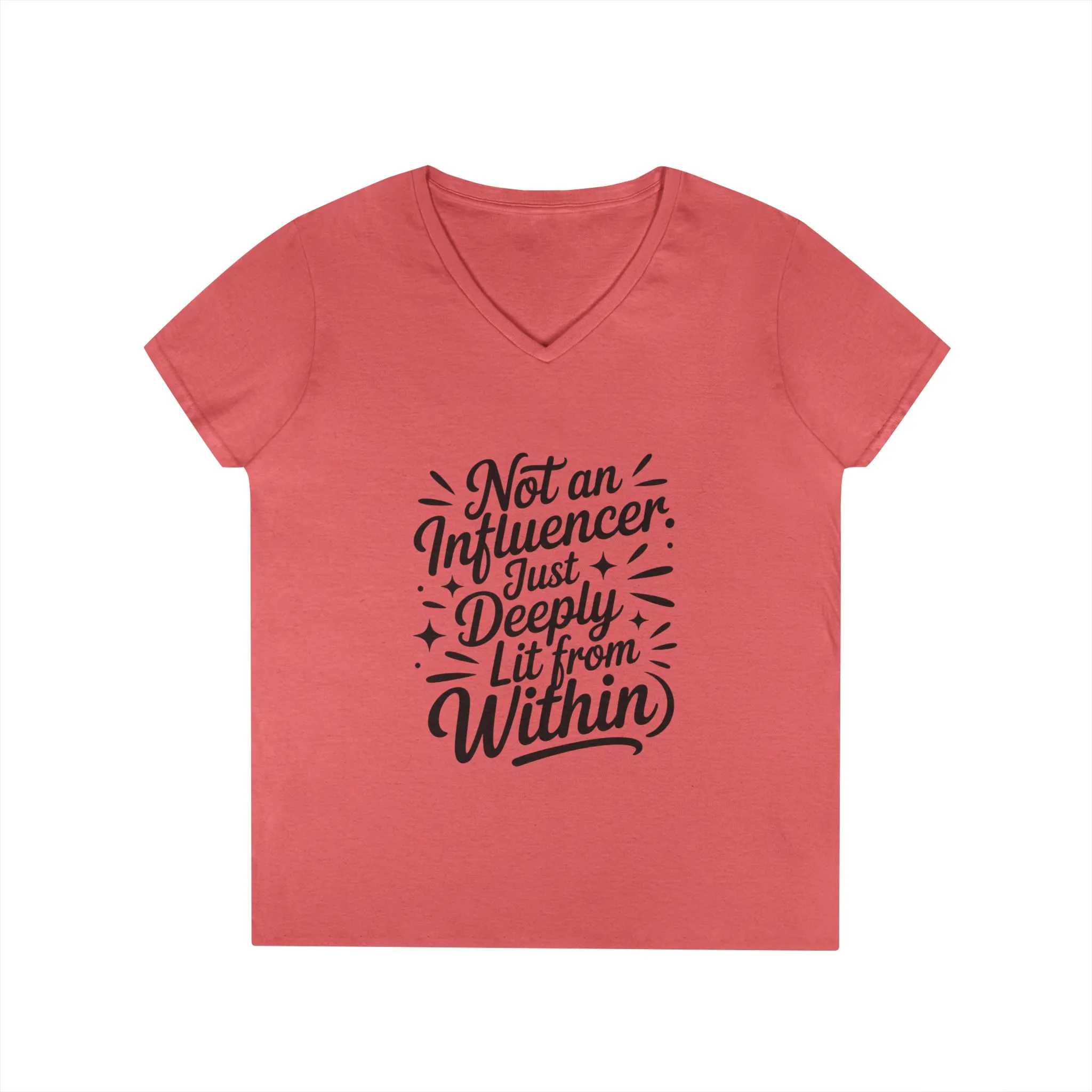 Funny Womens V-Neck Top, Sarcastic Tee, influencer tee, instagram girl tee, witty girl shirt, tiktok fashion, Gym Shirt, Summer Top